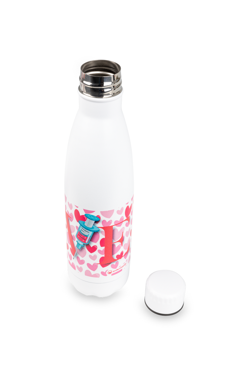 Printed bottle - Hearts-zoom-