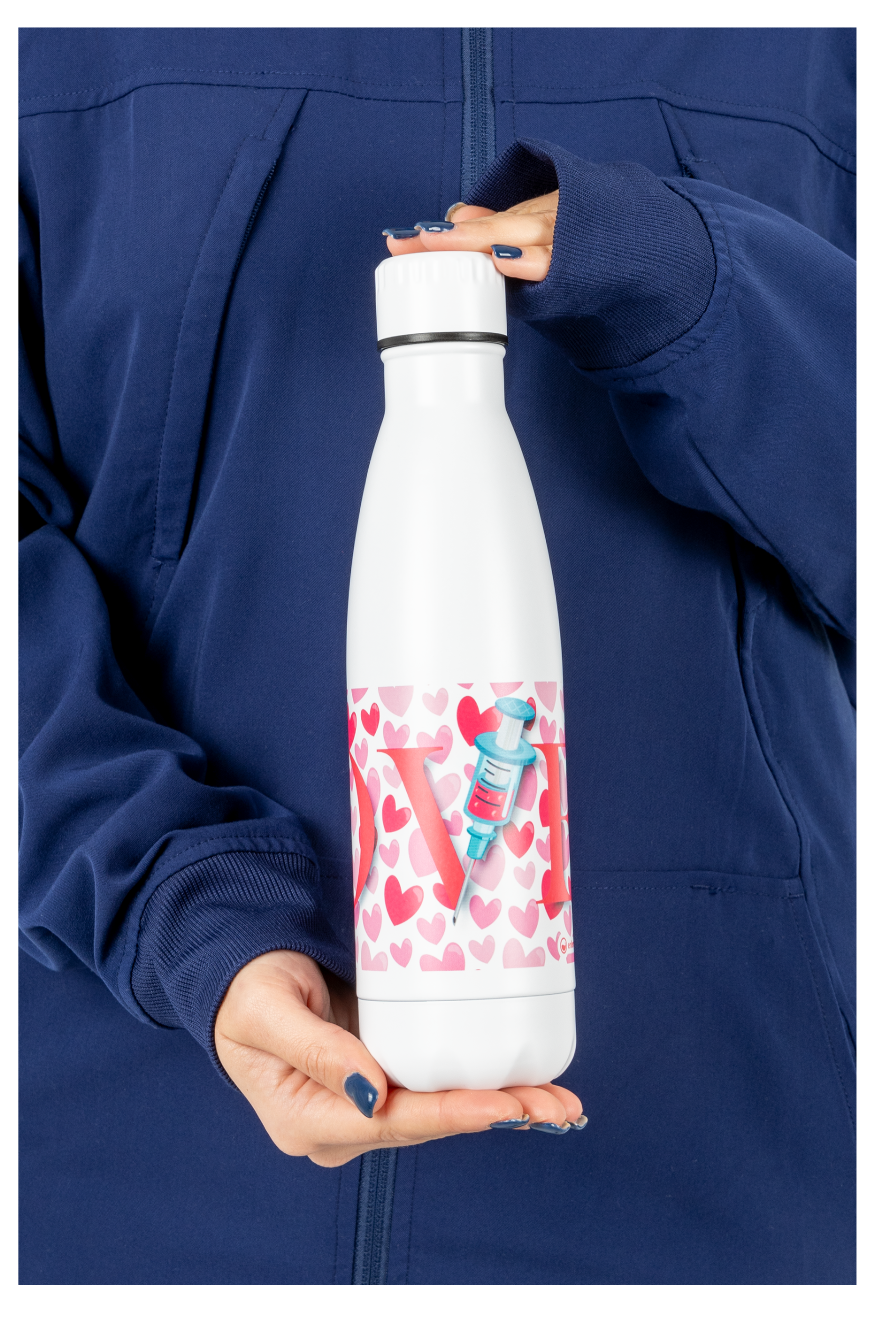 Printed bottle - Hearts-zoom-2