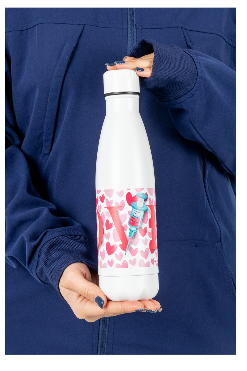 Printed bottle - Hearts-zoom-