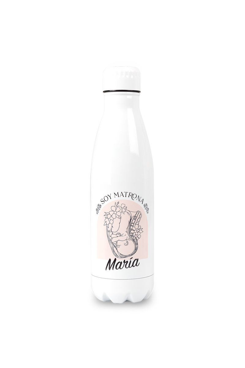 Personalized printed bottle - I'm a midwife @elartedecuidar-zoom-