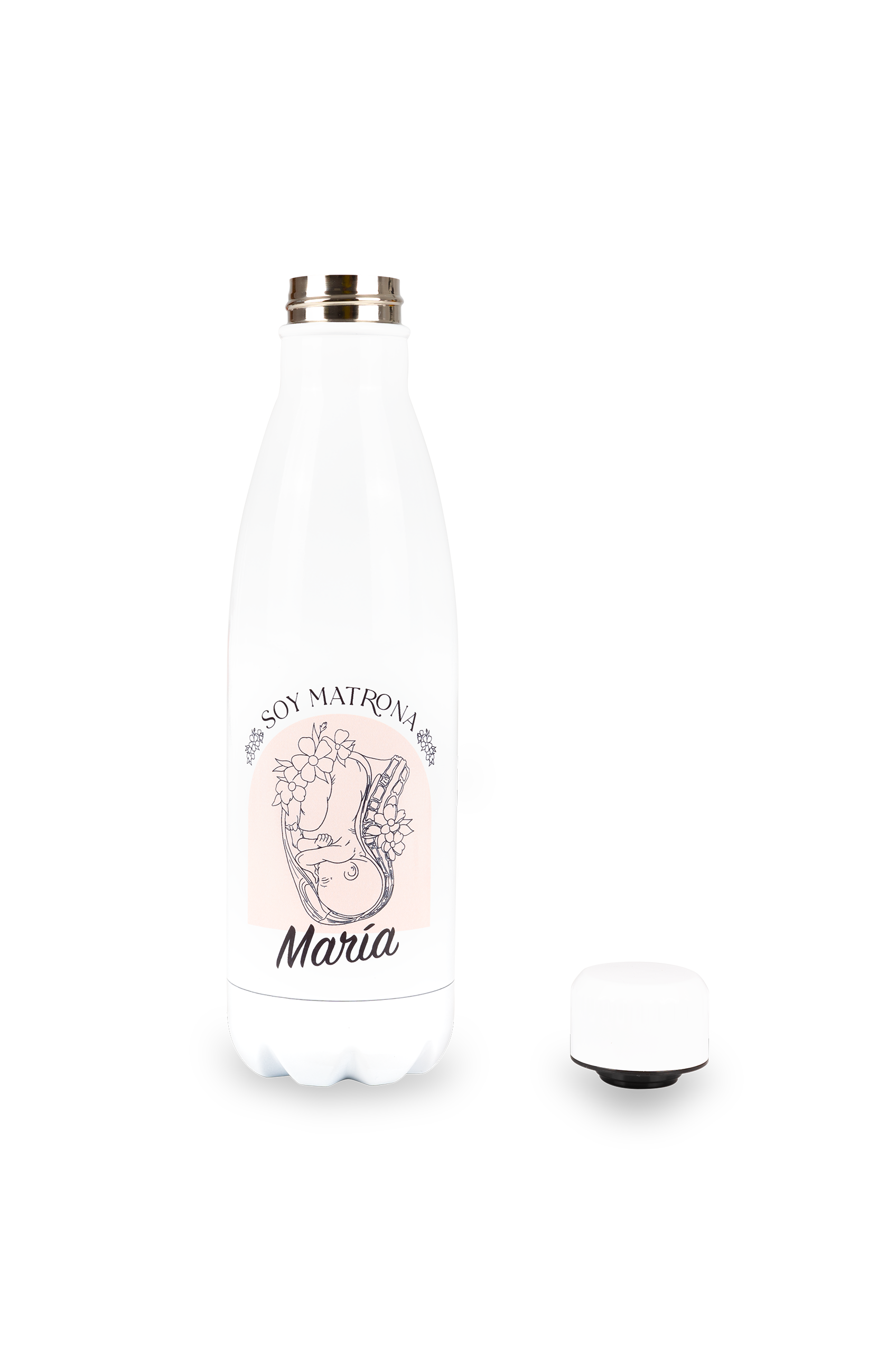 Personalized printed bottle - I'm a midwife @elartedecuidar-zoom-3