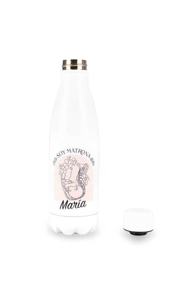 Personalized printed bottle - I'm a midwife @elartedecuidar-zoom-