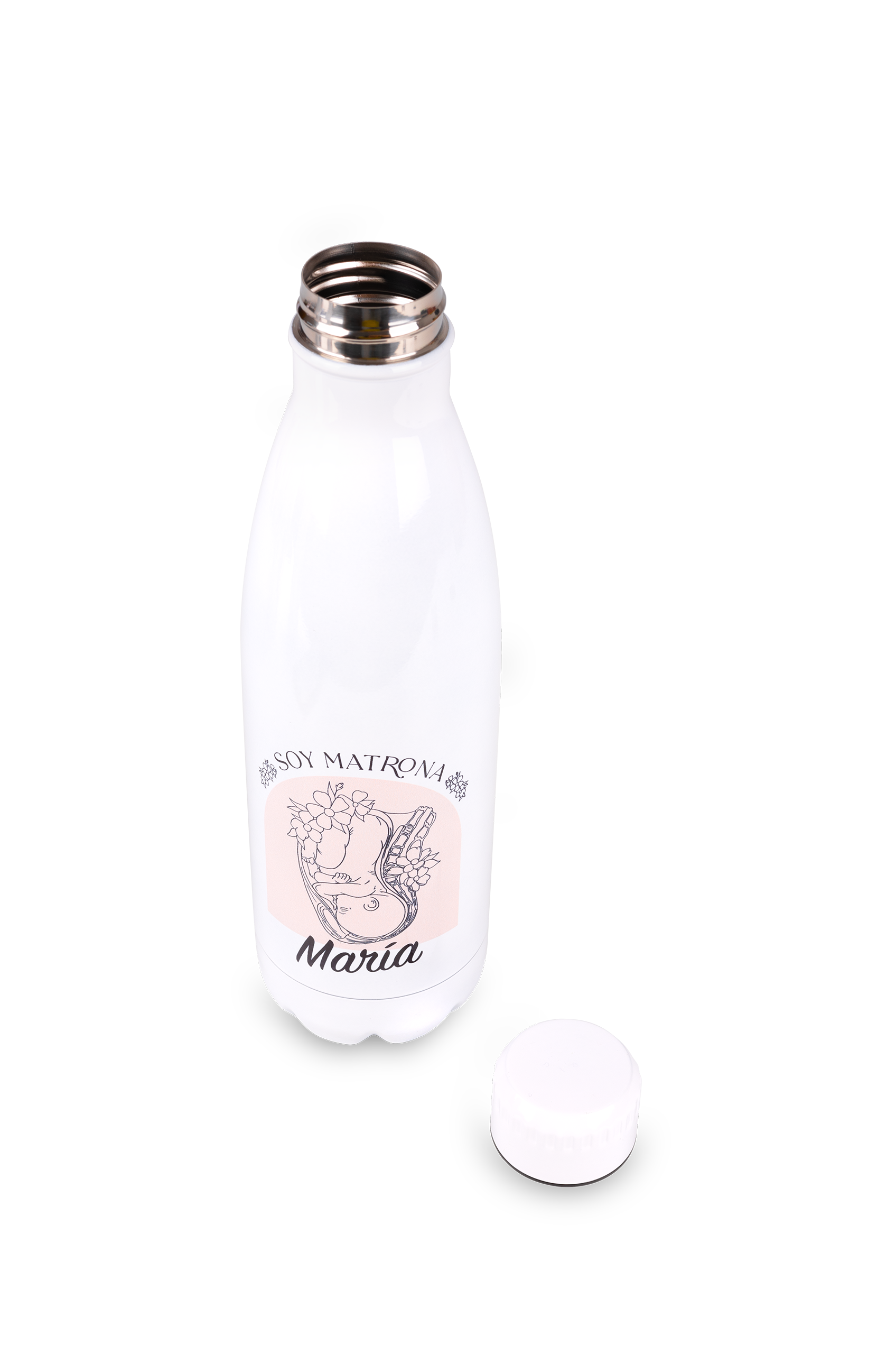 Personalized printed bottle - I'm a midwife @elartedecuidar-zoom-4