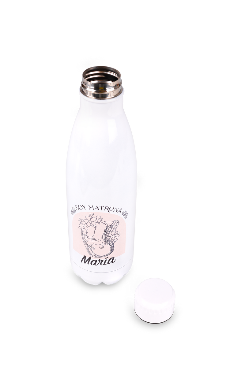 Personalized printed bottle - I'm a midwife @elartedecuidar-zoom-