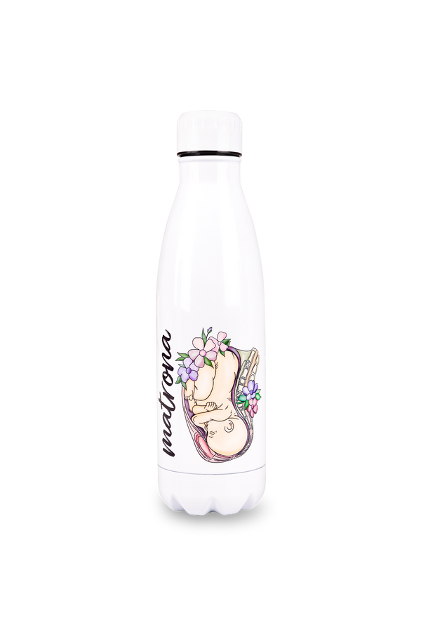 Garrafa personalizável estampada - Matrona Vida @elartedecuidar