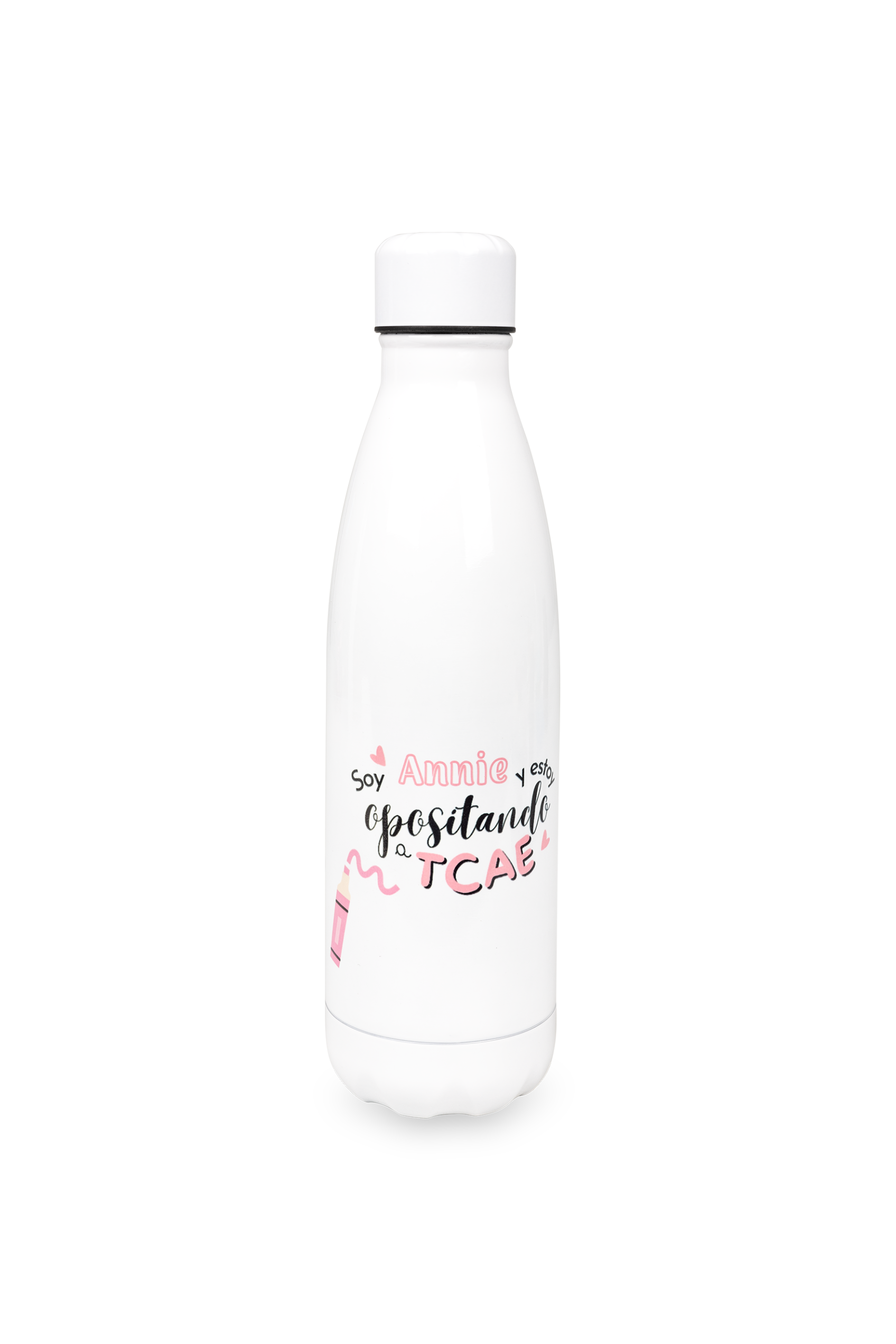 Botella personalizable estampada  - Opositando a TCAE @anni.ghtingale