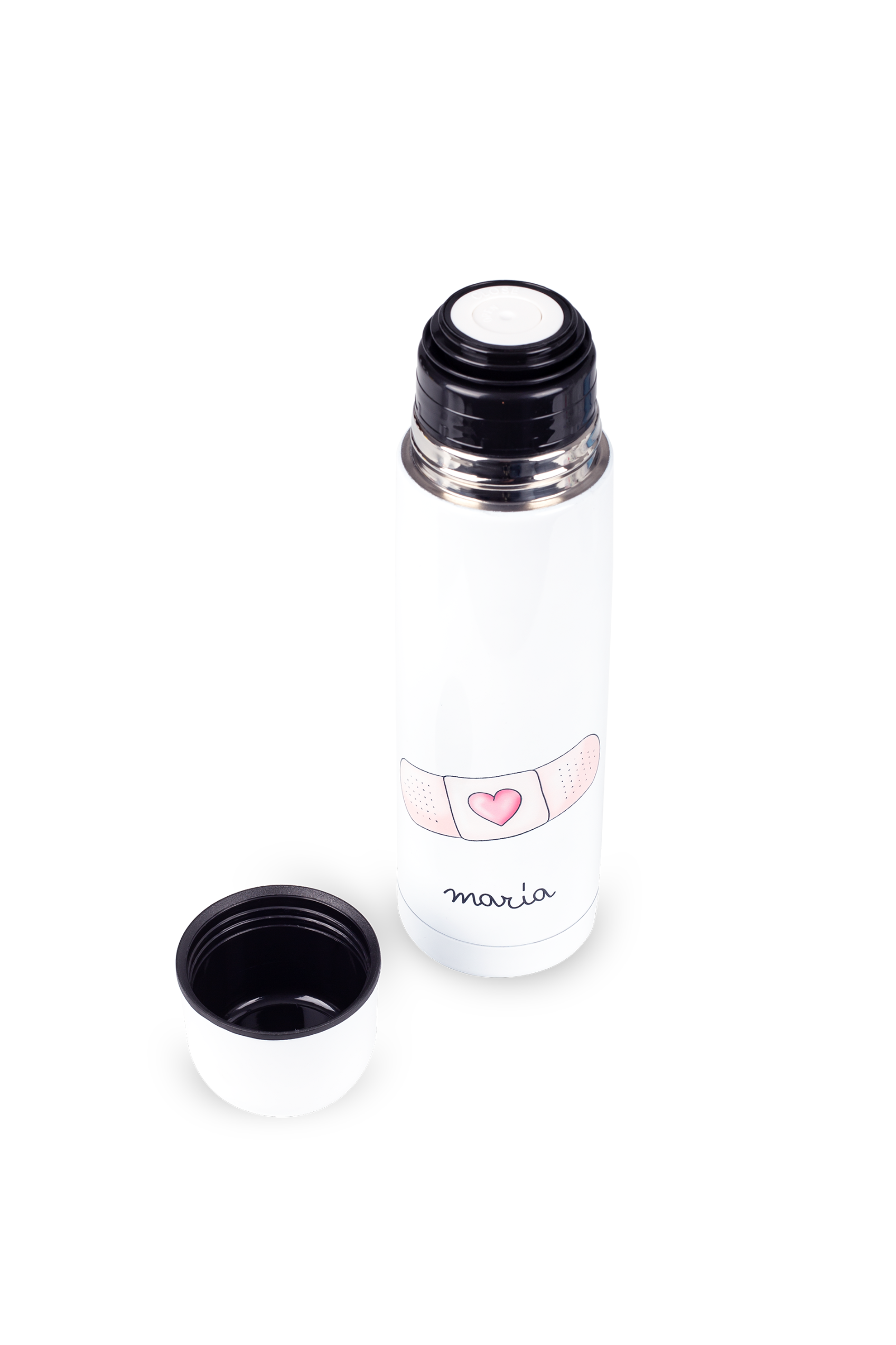 Customizable printed thermos - Band-Aid @elartedecuidar_-3