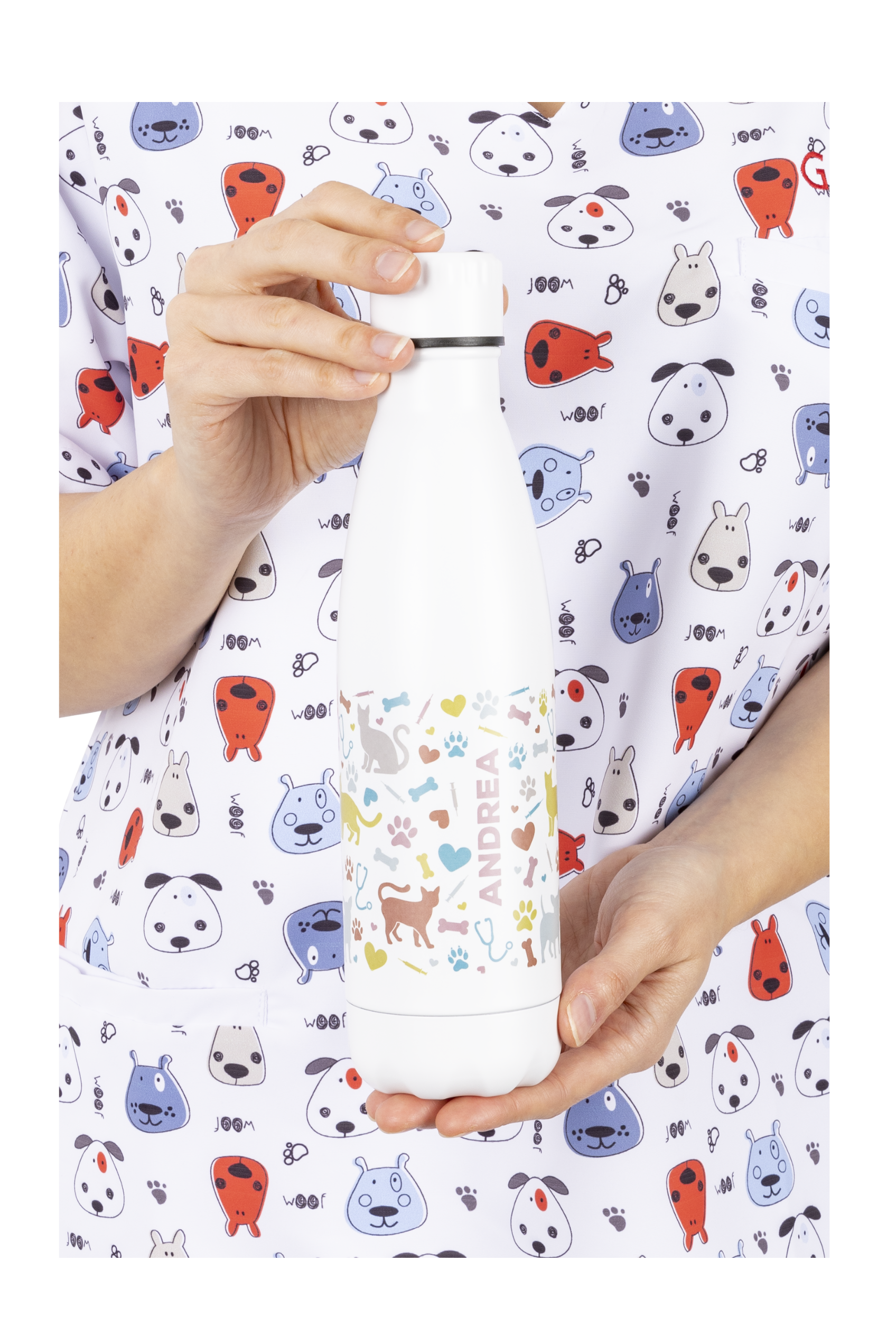 Customizable printed bottle - Vets Collection-zoom-2