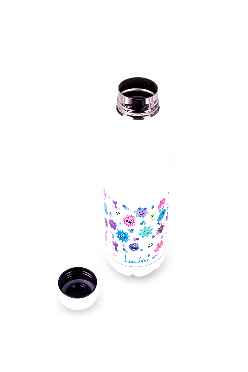 Customizable printed bottle - Virus-zoom-