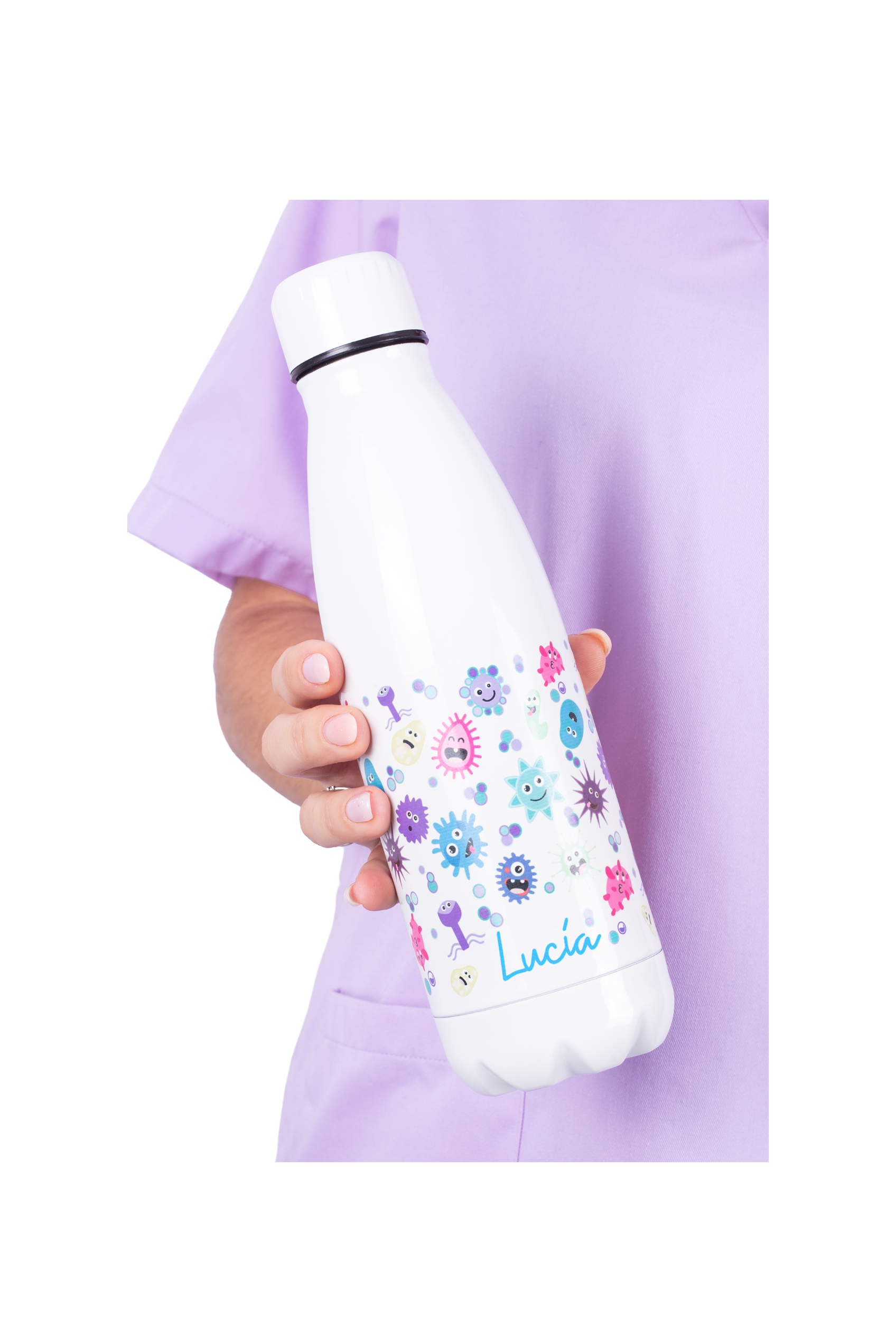 Customizable printed bottle - Virus-2