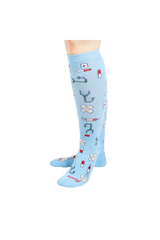 Calcetines Compresivos estampados - Blue Healthy Tools