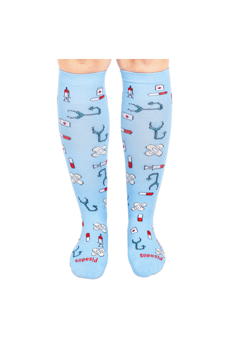 Pack calcetines compresivos - Blue Healthy Tools y Pulsaciones-zoom-