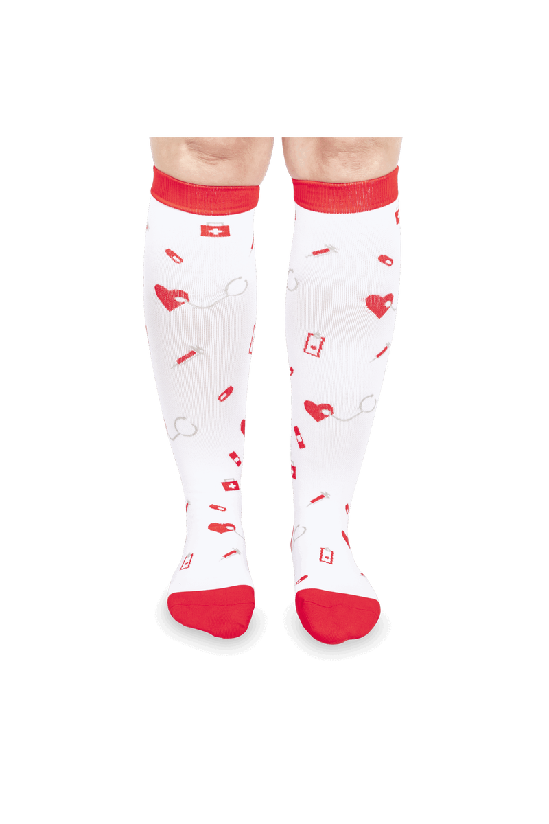 Compression socks - Red syringes-zoom-