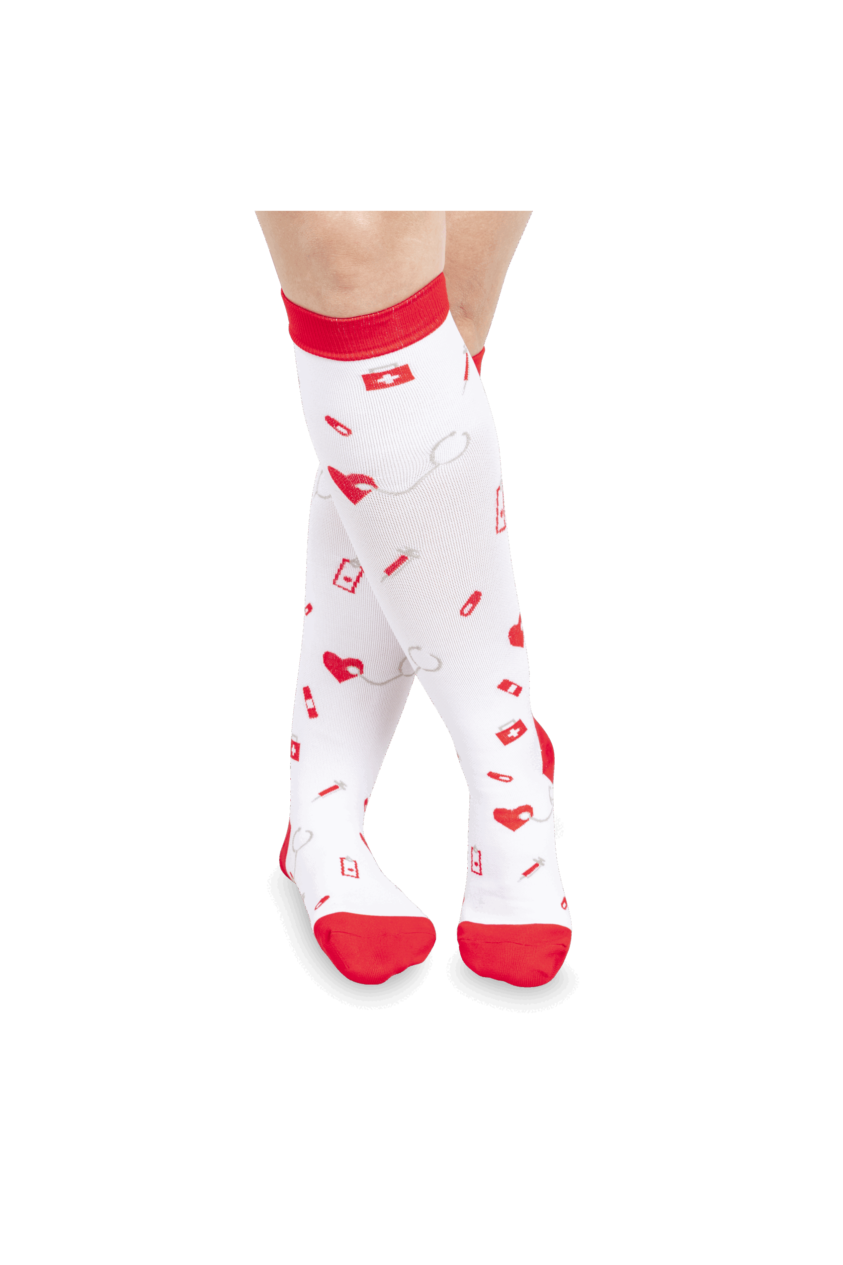 Compression socks - Red syringes-zoom-3