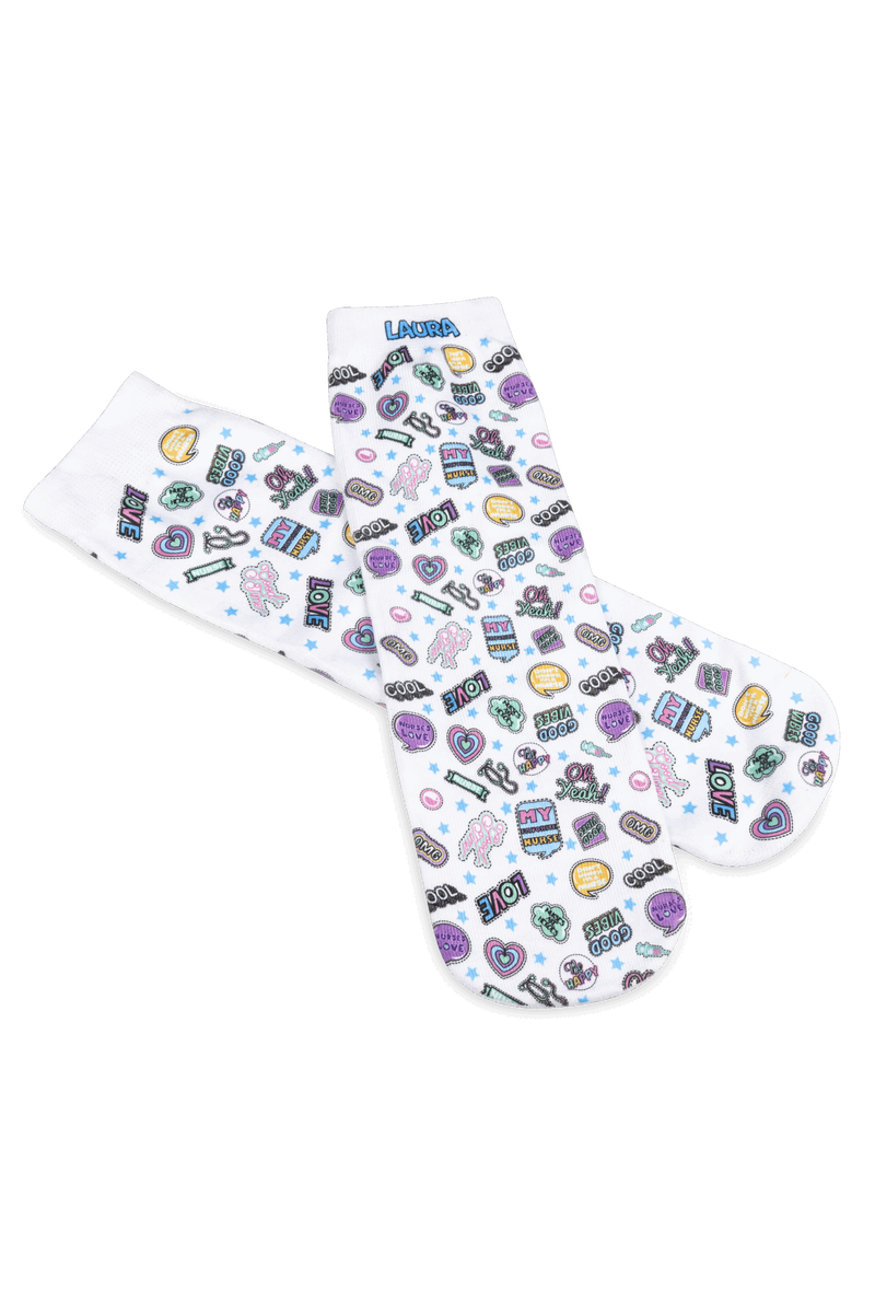 Custom Printed Socks - Stickers Collection-zoom-