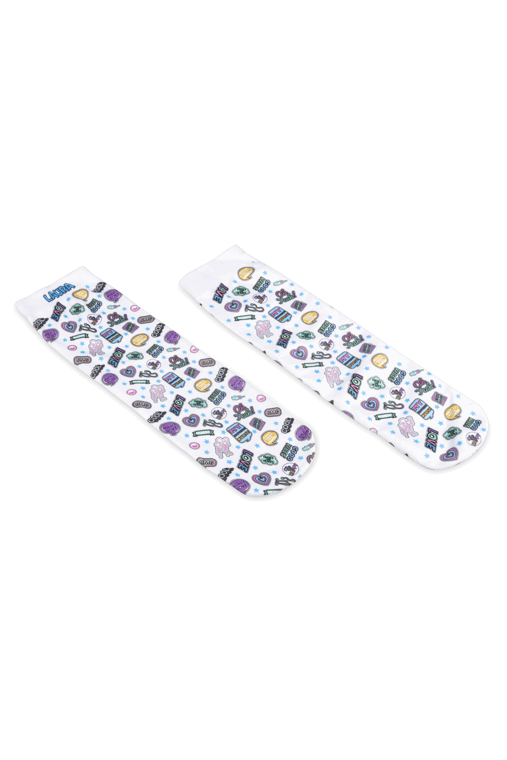 Custom Printed Socks - Stickers Collection-3