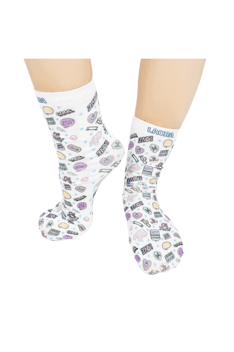 Calcetines estampados personalizados - Stickers Collection-zoom-