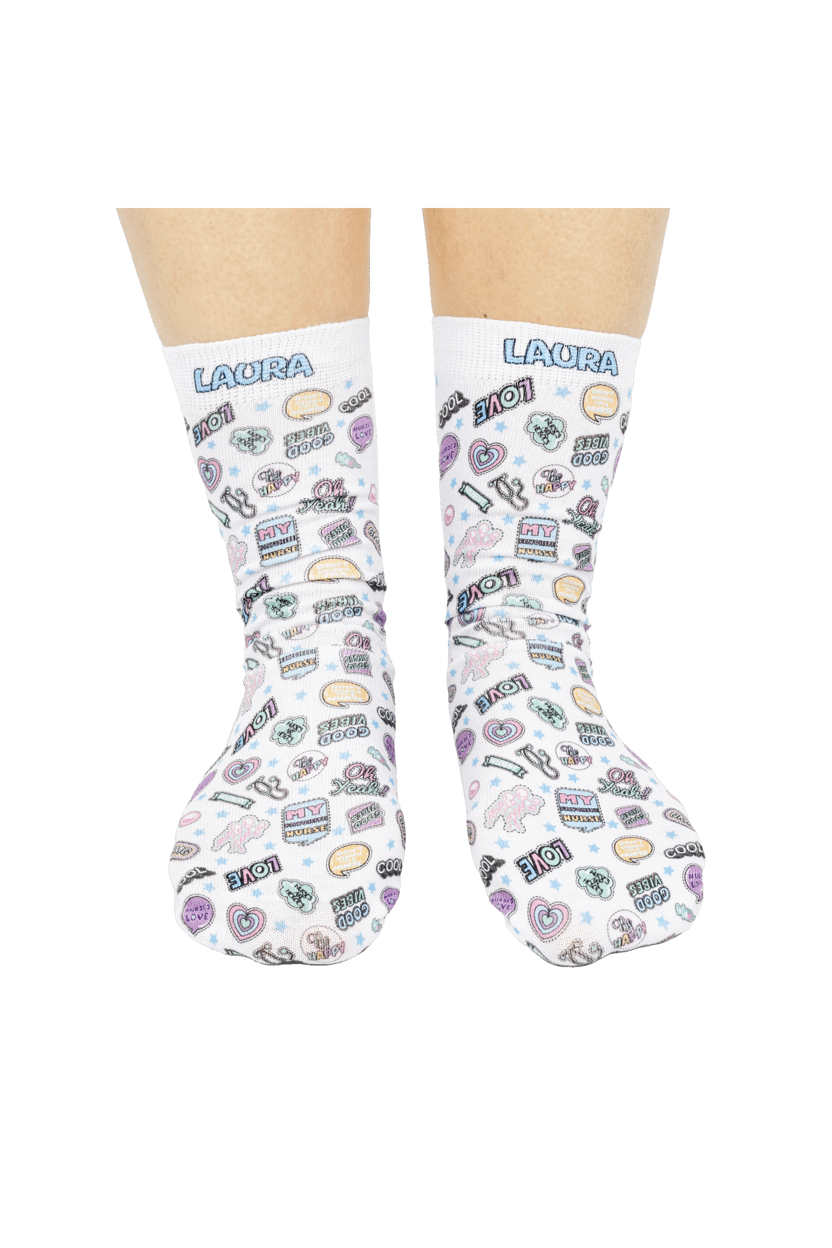 Calcetines estampados personalizados - Stickers Collection-2