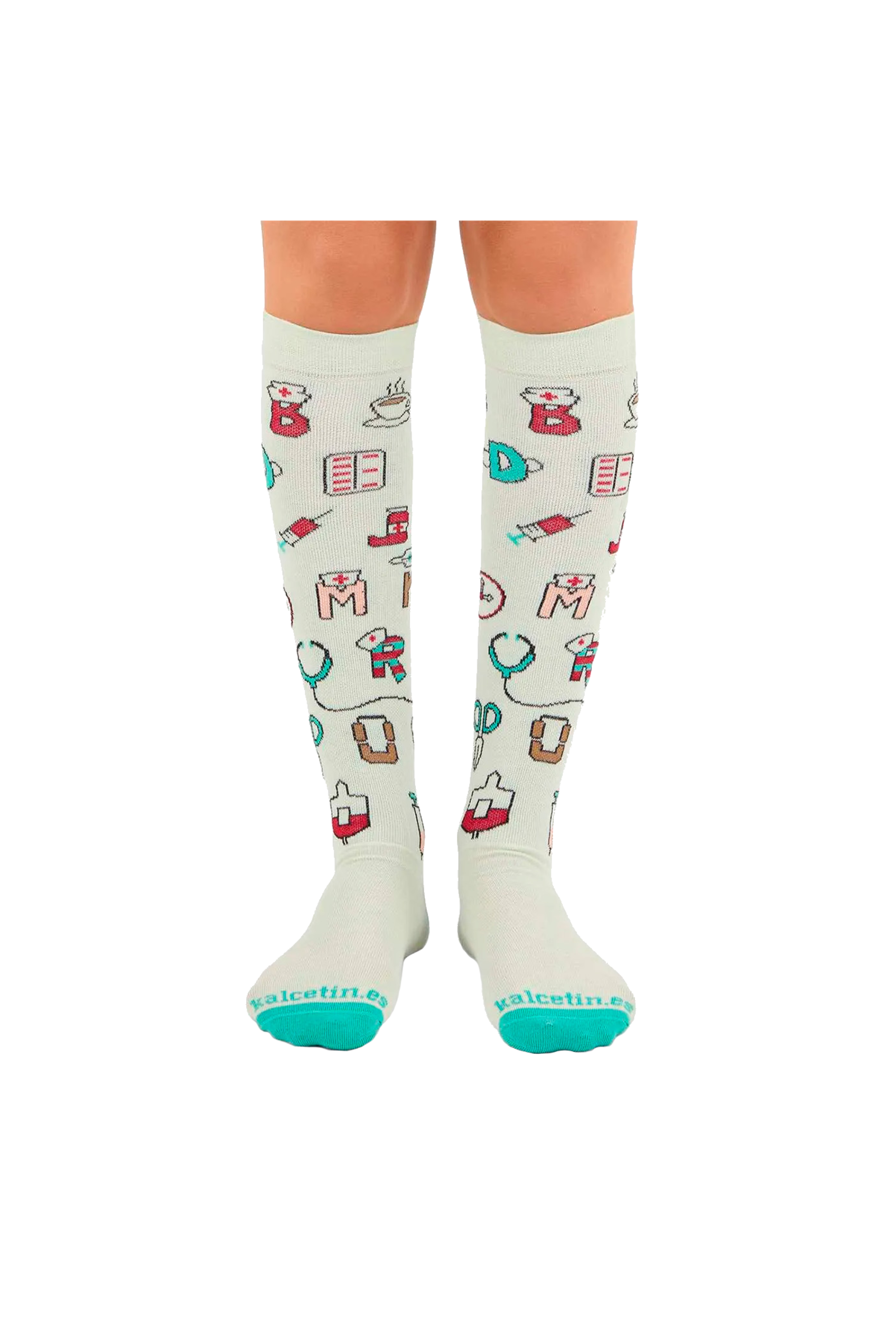 Printed Compression Socks - ABC Medical-zoom-2