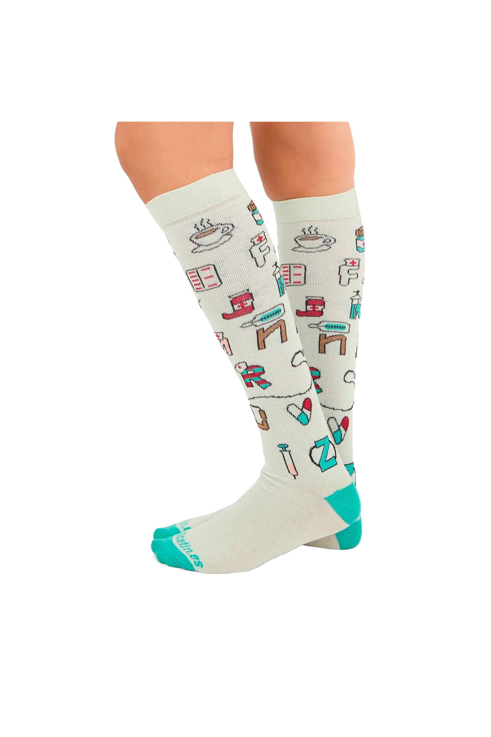 Printed Compression Socks - ABC Medical-1