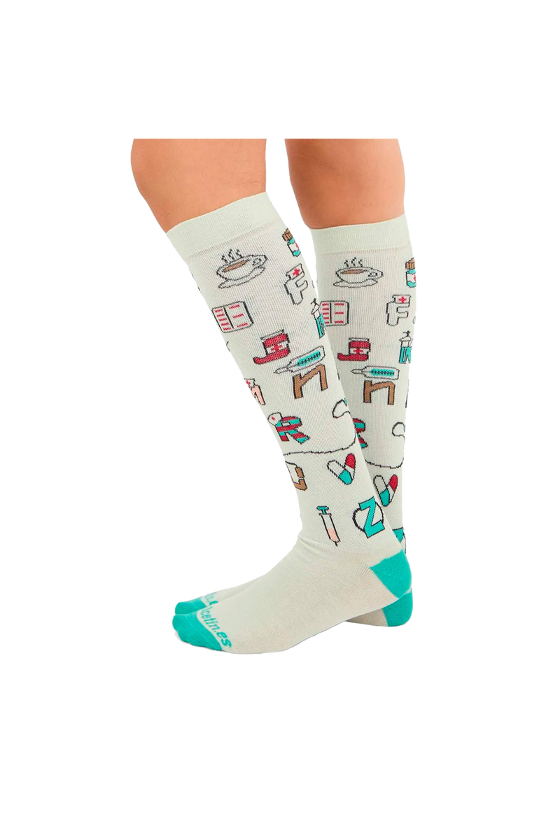 Printed Compression Socks - ABC Medical-zoom-