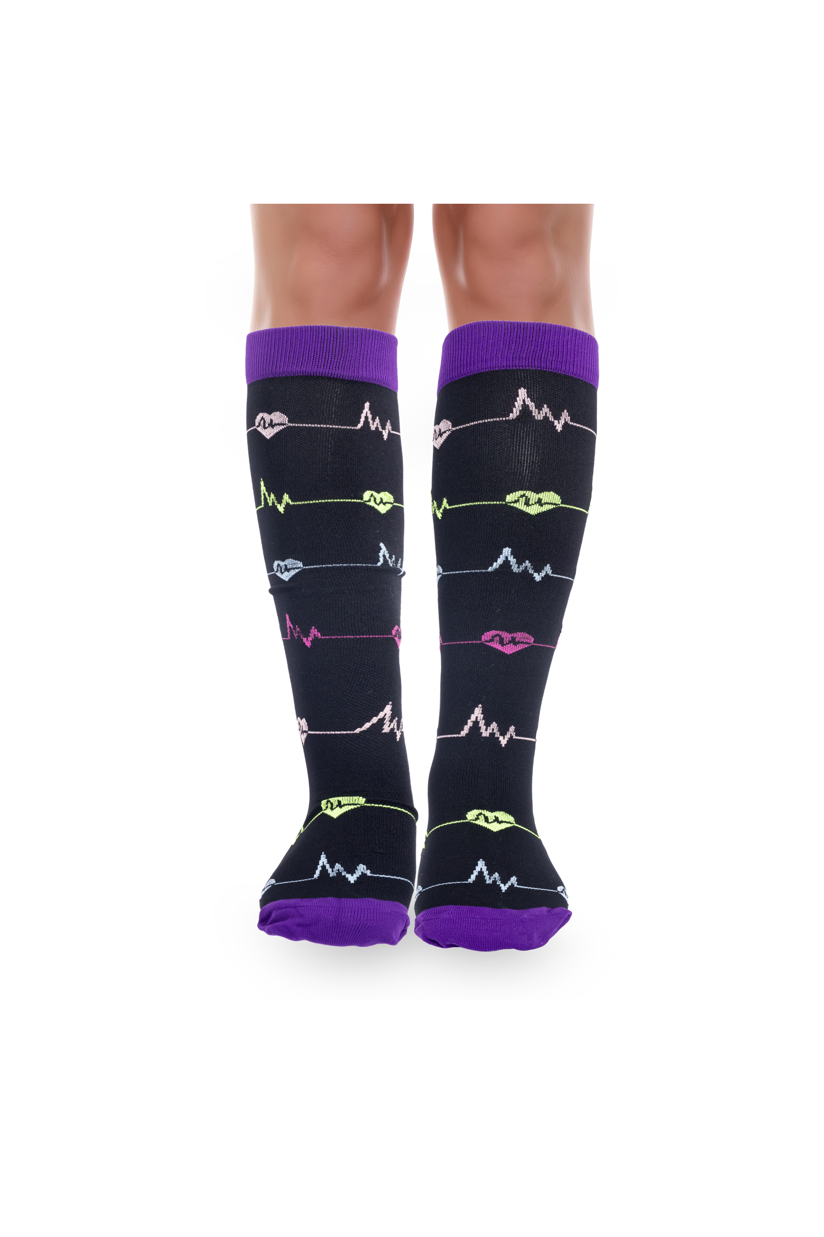 Calcetines compresión - EKG - NEGRO-2