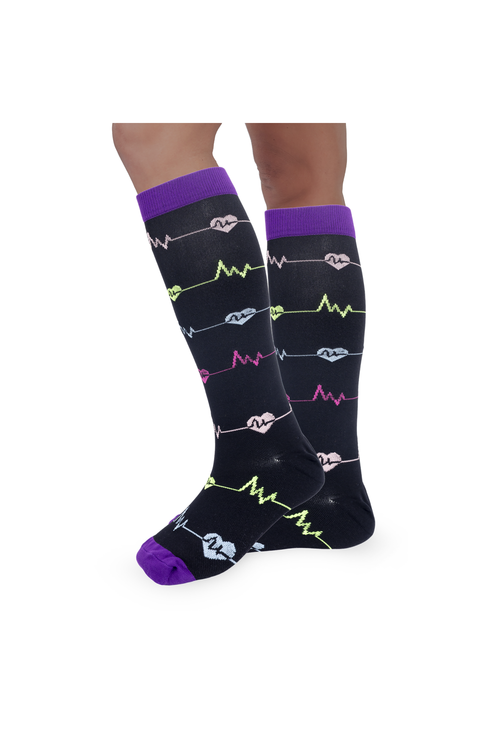 Calcetines compresión - EKG - NEGRO
