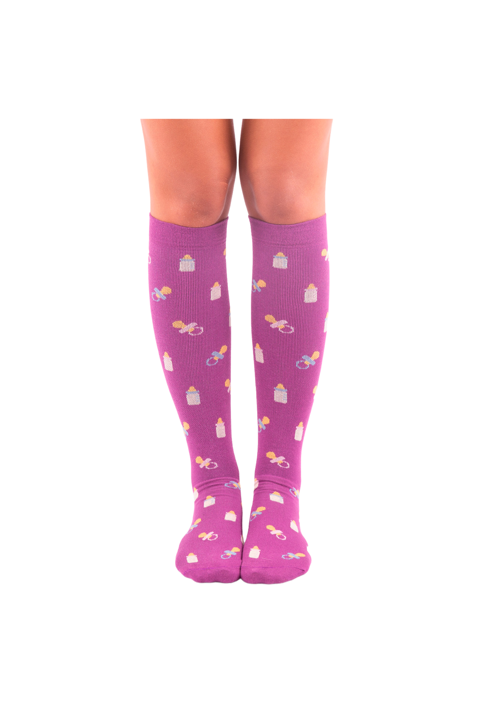 Printed Compression Socks - Maternity-4