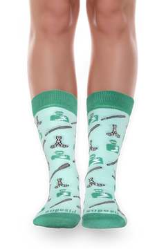 Calcetines con estampado de sin anestesia en vista frontal