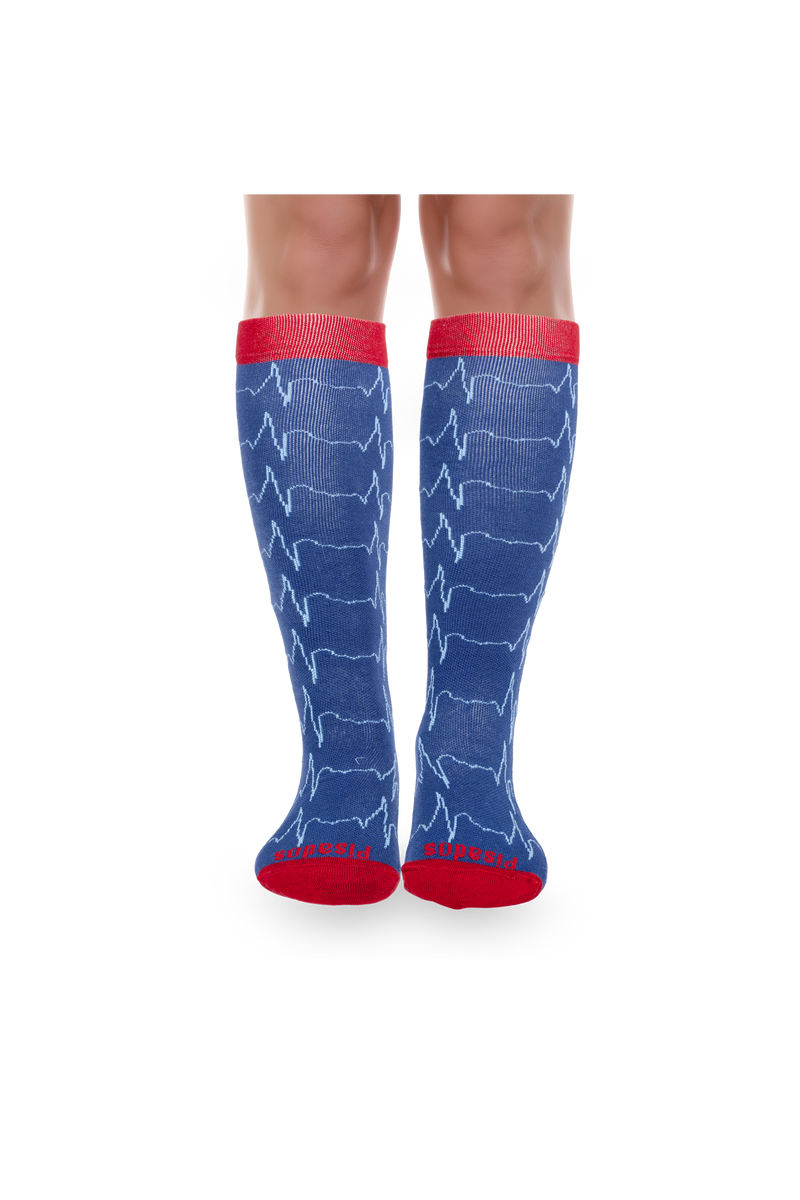 Calcetines Compresivos estampados - Pulsaciones-zoom-