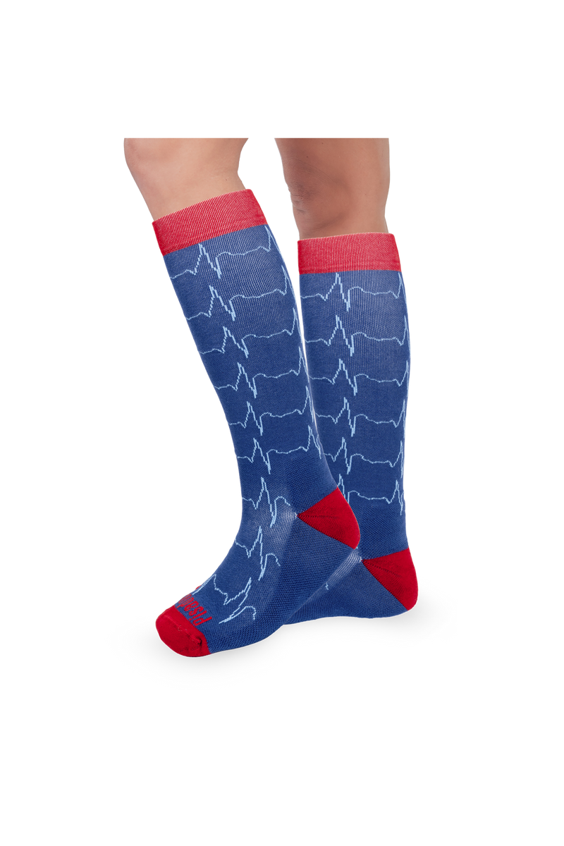 Calcetines Compresivos estampados - Pulsaciones-zoom-