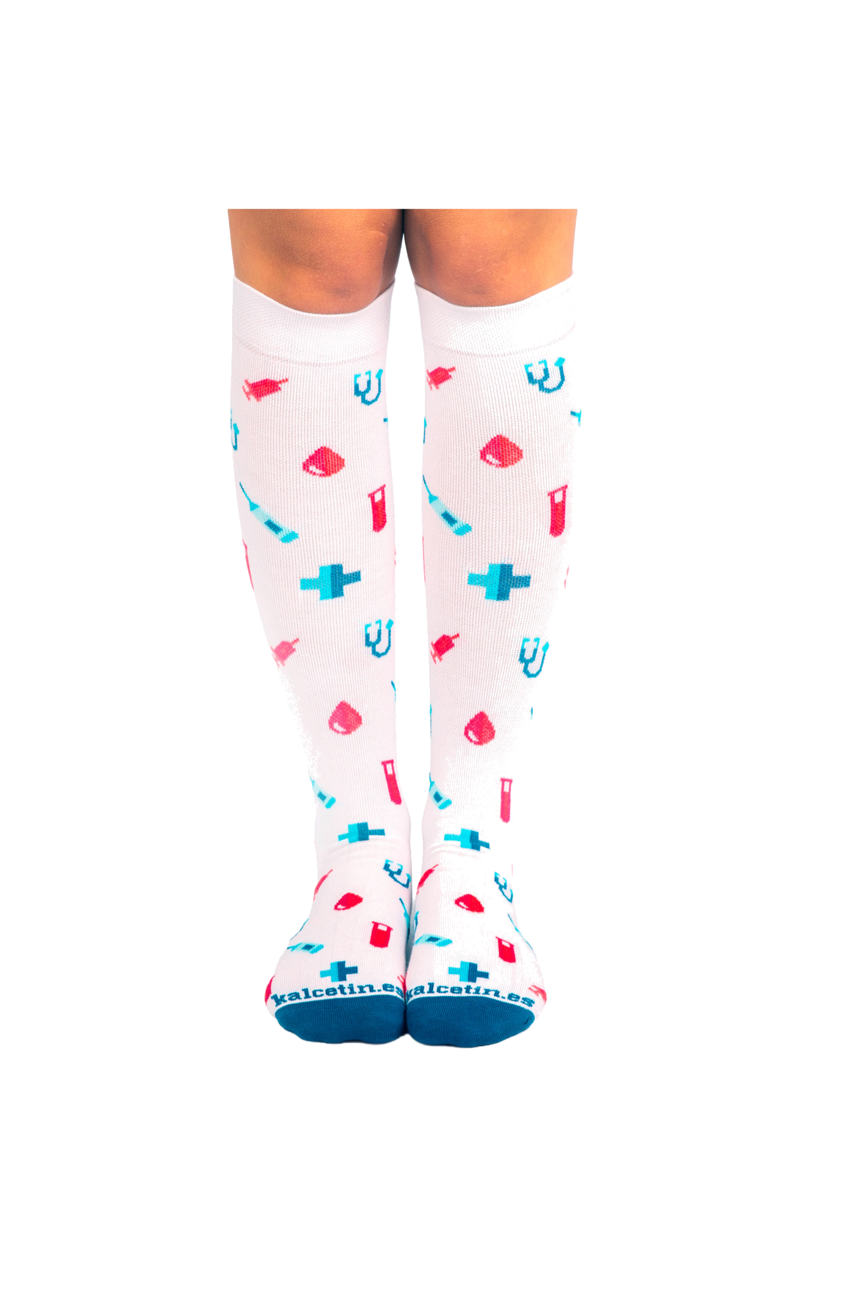 Printed Compression Socks - Hospital-zoom-2
