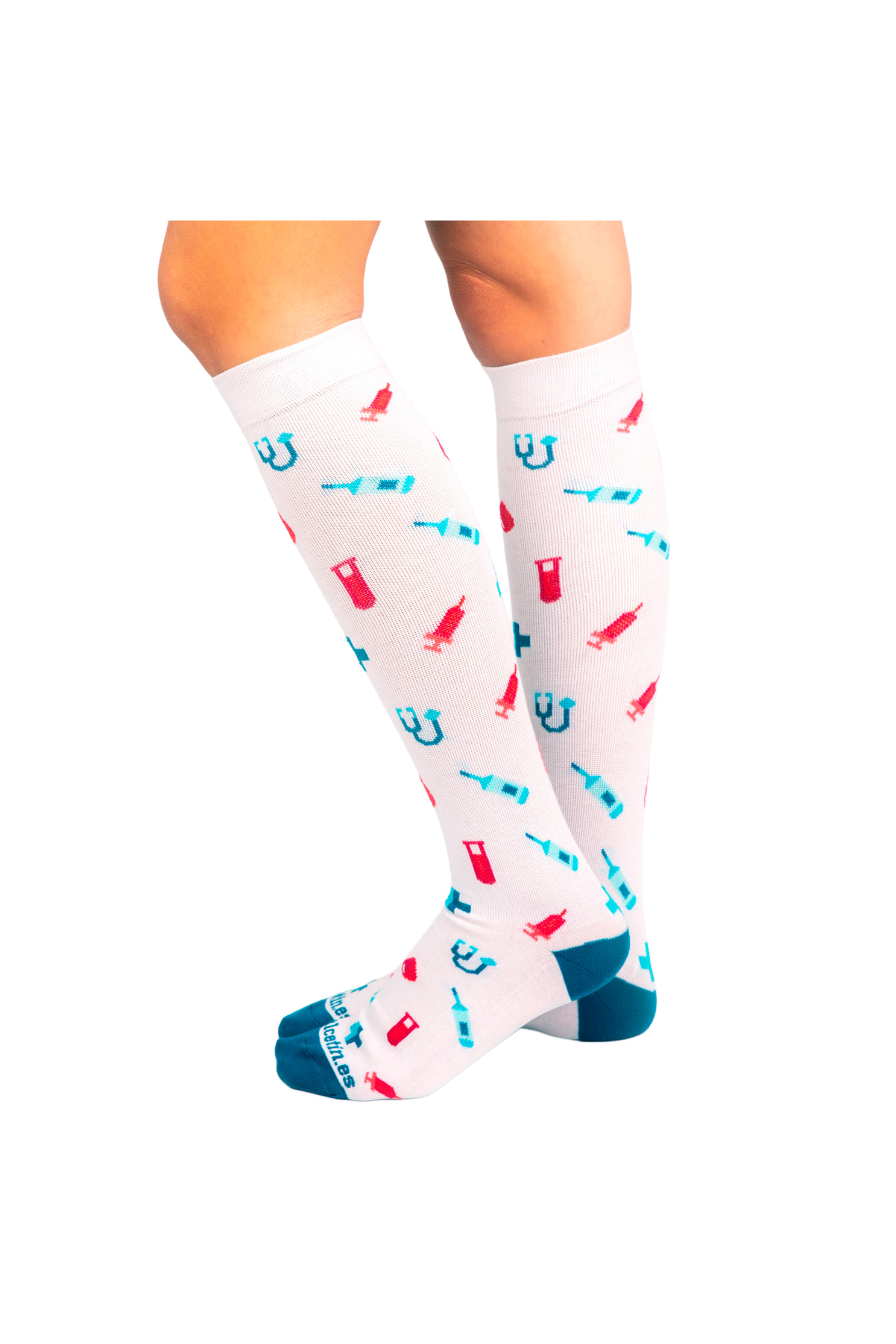 Printed Compression Socks - Hospital-zoom-1