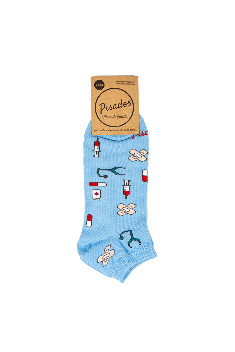 Printed Ankle Socks - Healthy Tools-zoom-