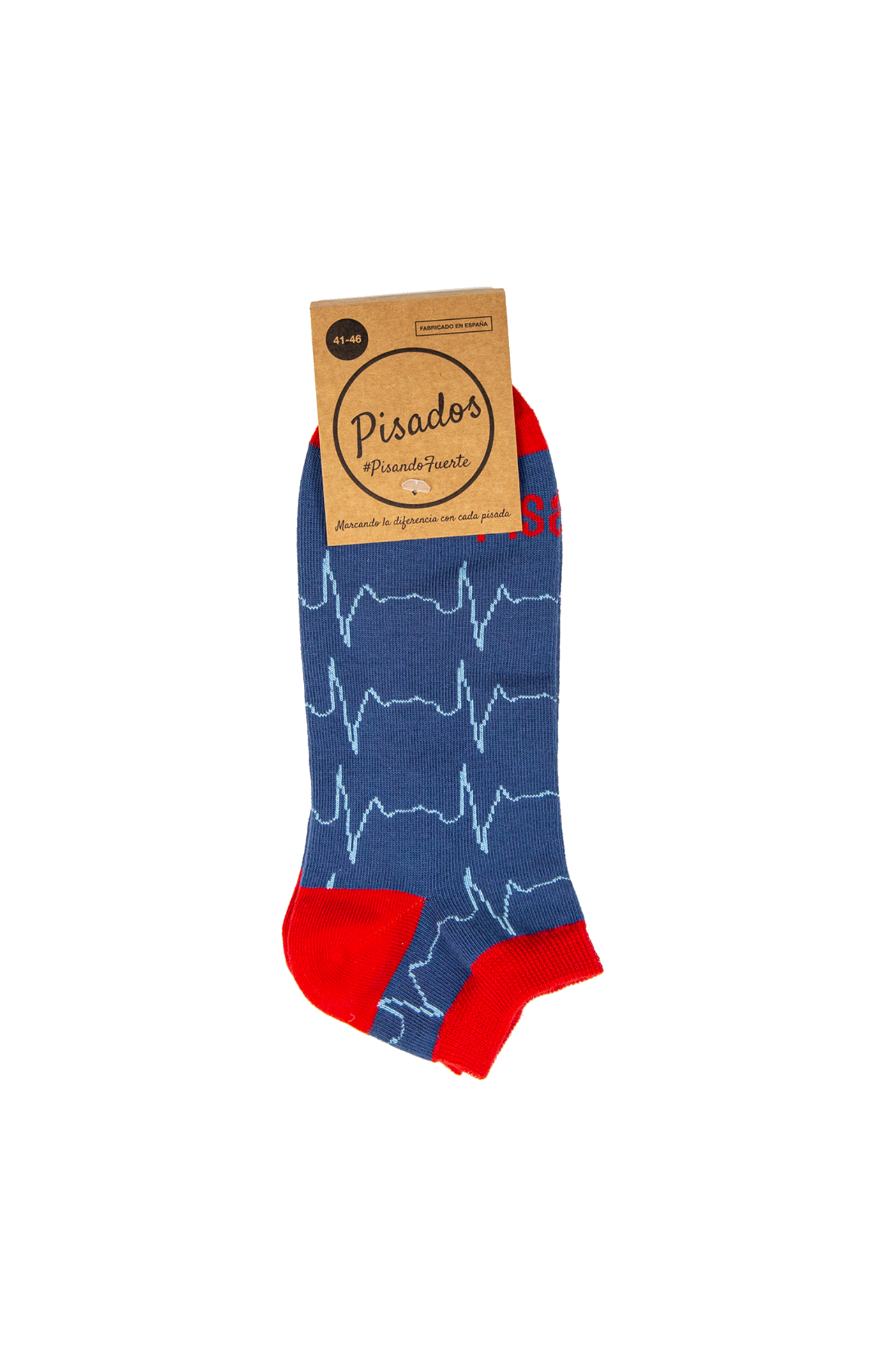 Printed Ankle Socks - Pulsations-1
