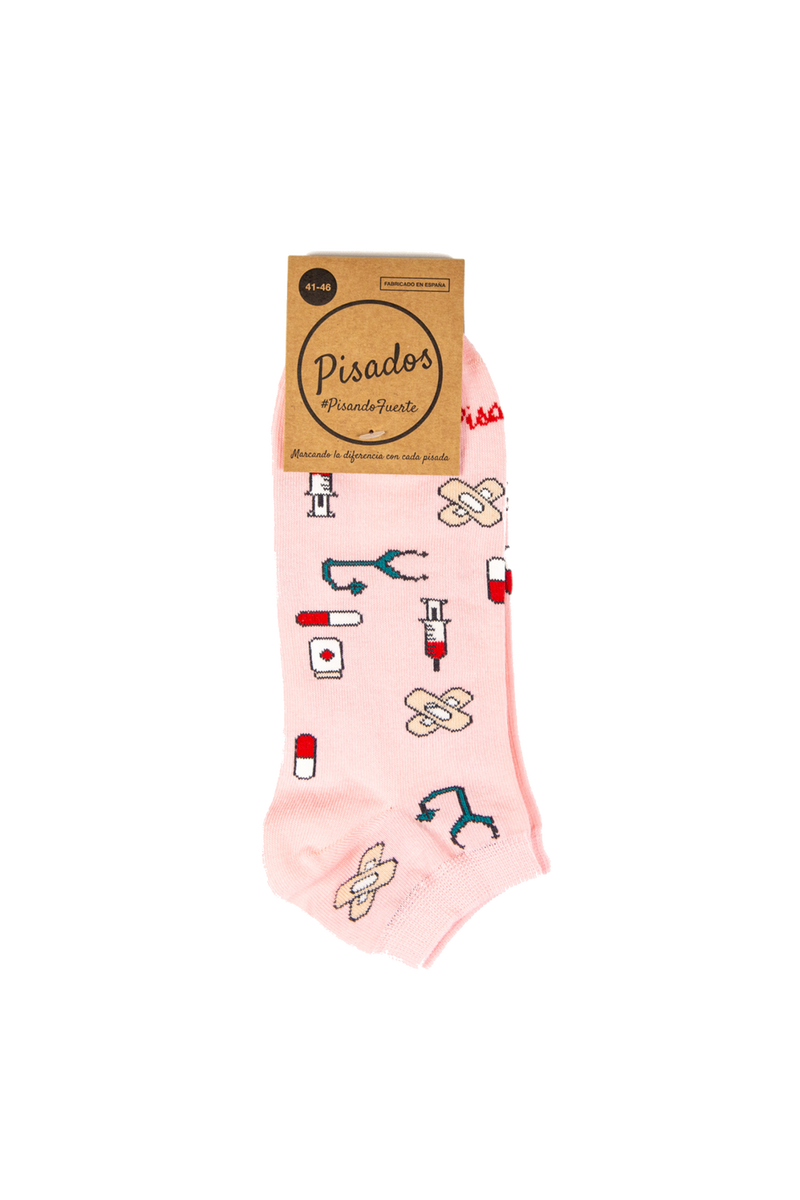 Printed Ankle Socks - Healthy Tools-zoom-