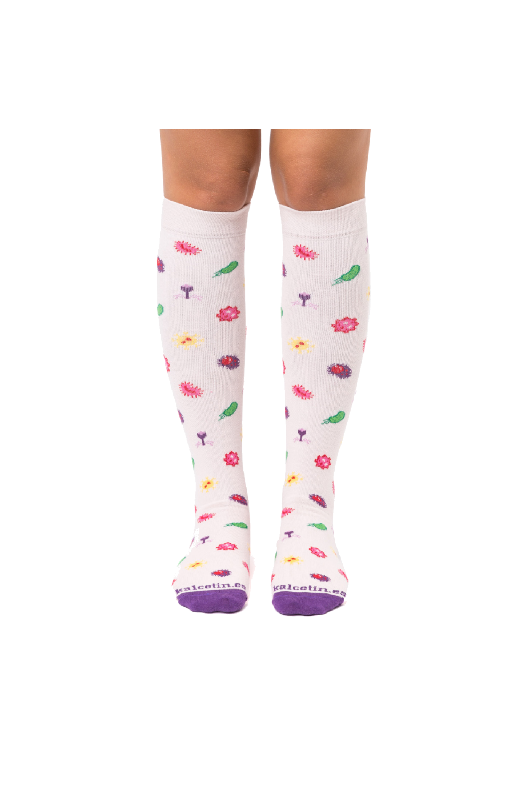 Calcetines Compresivos estampados - Bacterias