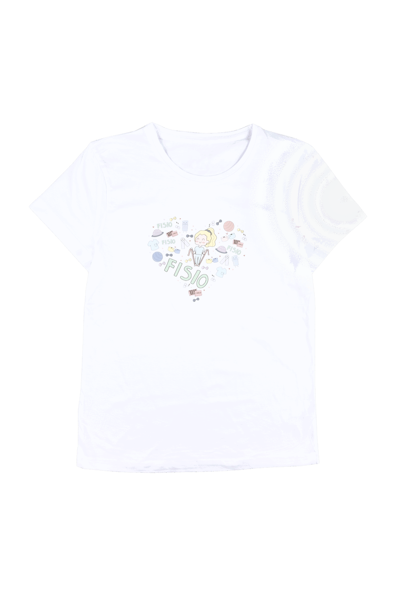 Camiseta estampada mujer - Fisio_corazón-zoom-