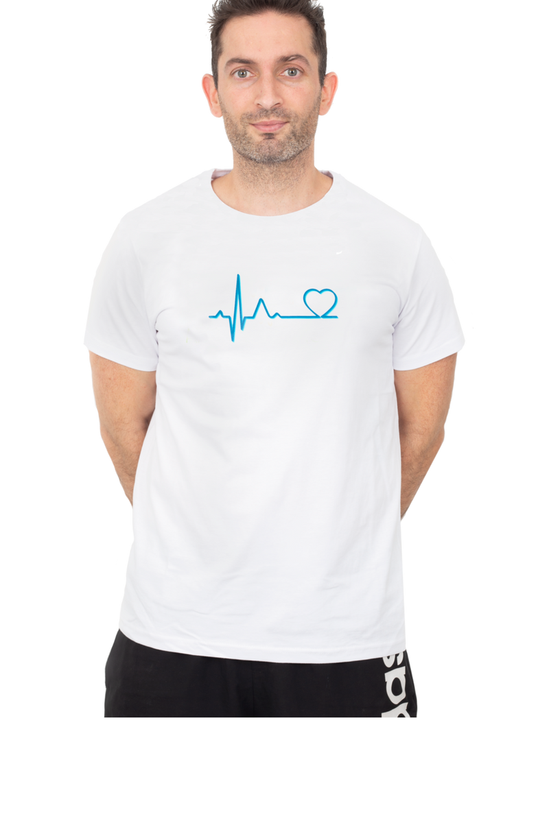 T-shirt Estampada Branca para Homem-zoom-