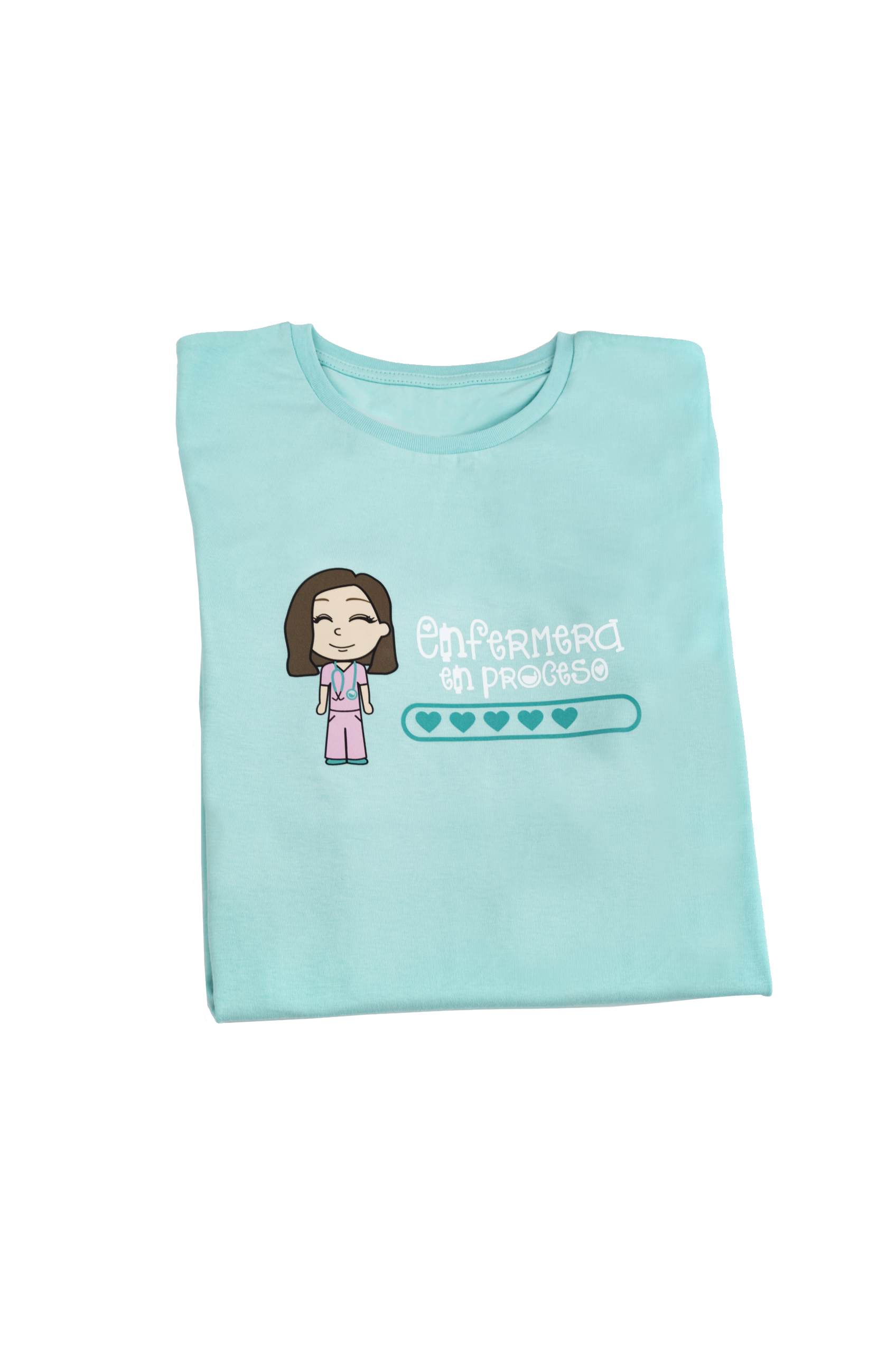 T-shirt Eco senhora Aqua - estampada-zoom-7