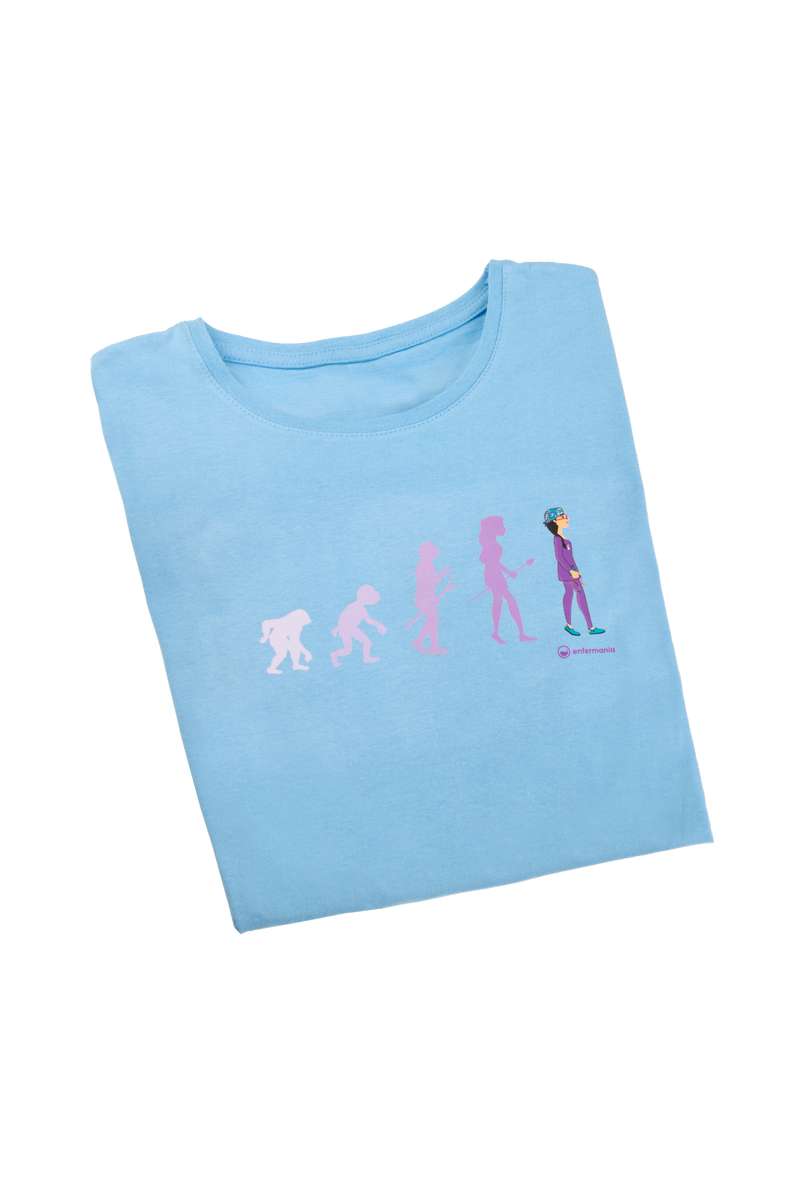 T-shirt azul-claro mulher - estampada-zoom-