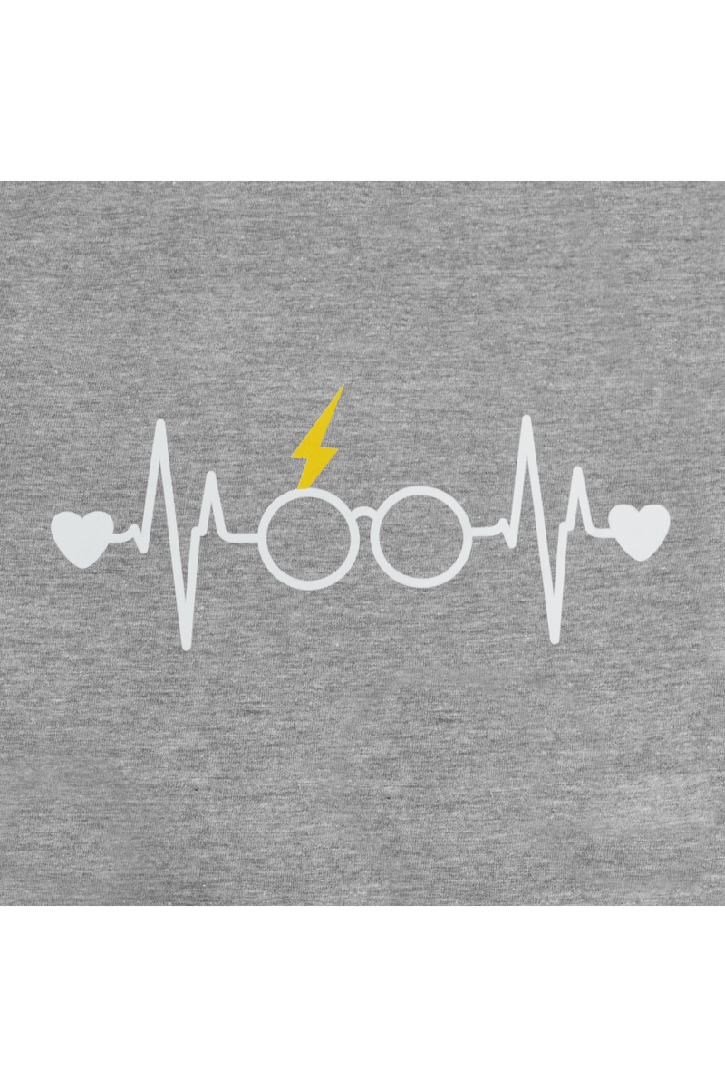 T-shirt cinzenta de mulher - estampada-zoom-