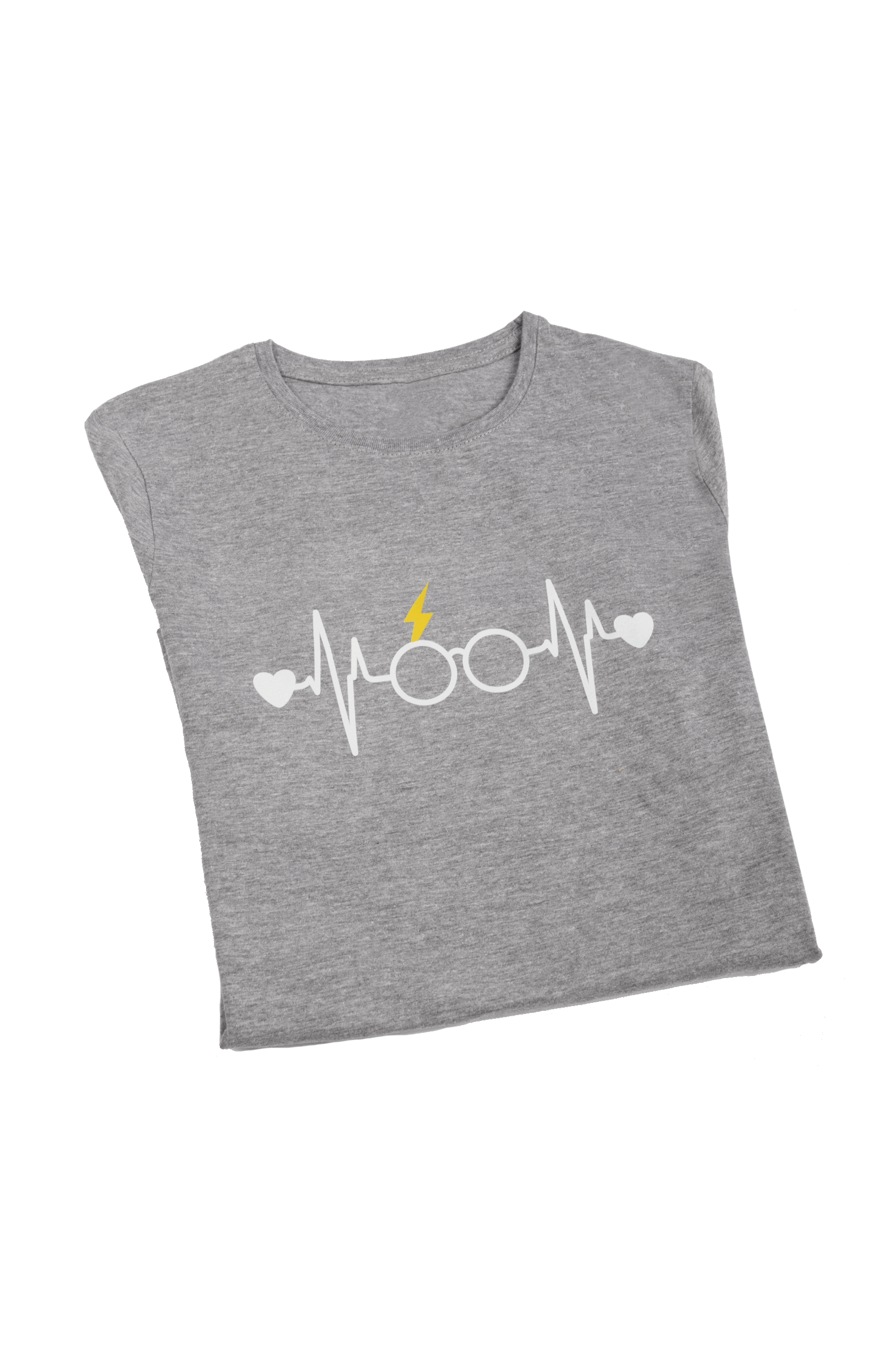 T-shirt cinzenta de mulher - estampada-zoom-4