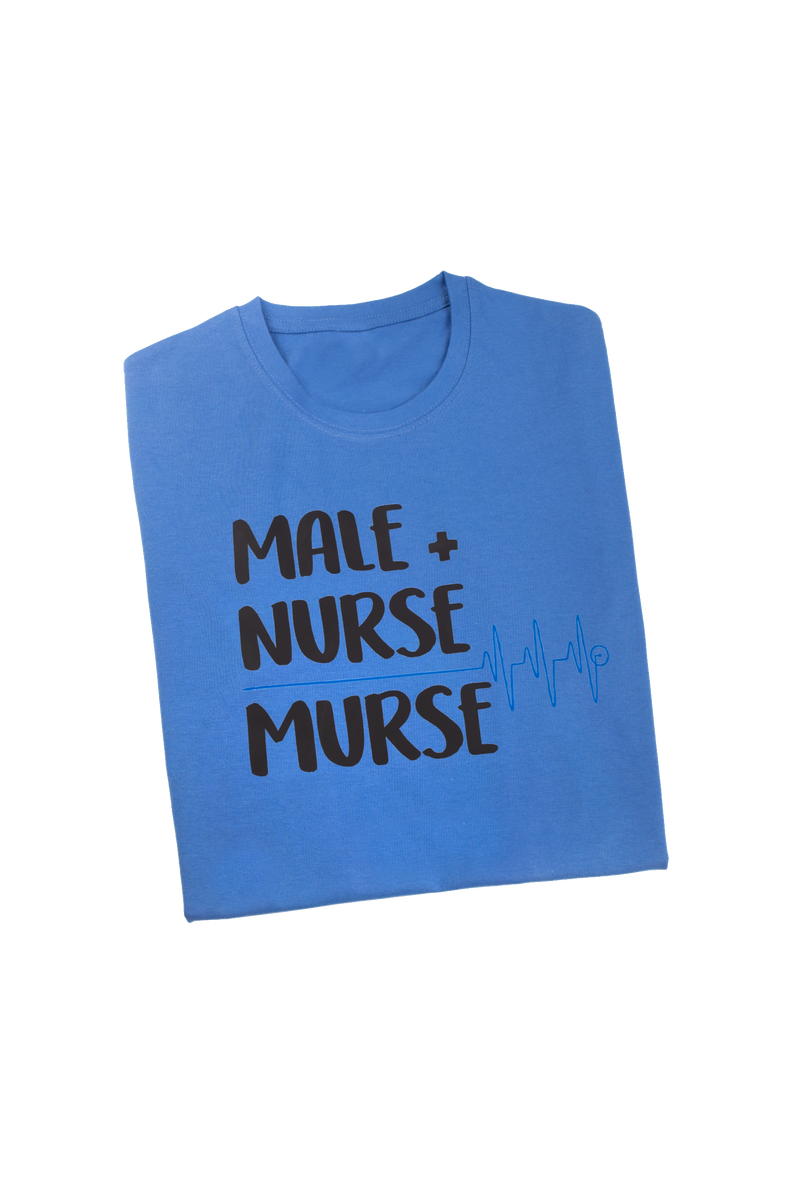 T-shirt Estampada Azul Clássico para Homem-zoom-