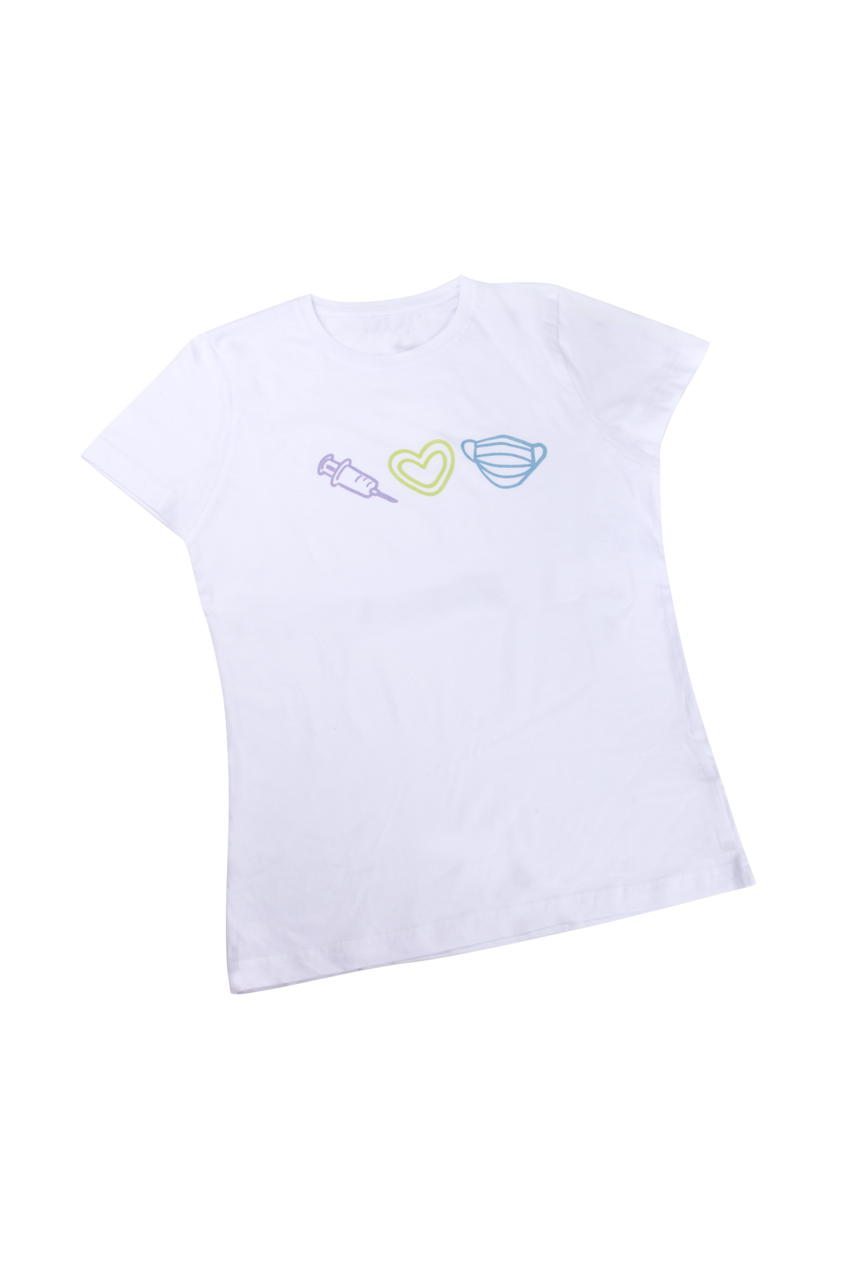 T-shirt Estampada Branca para Mulher-zoom-2