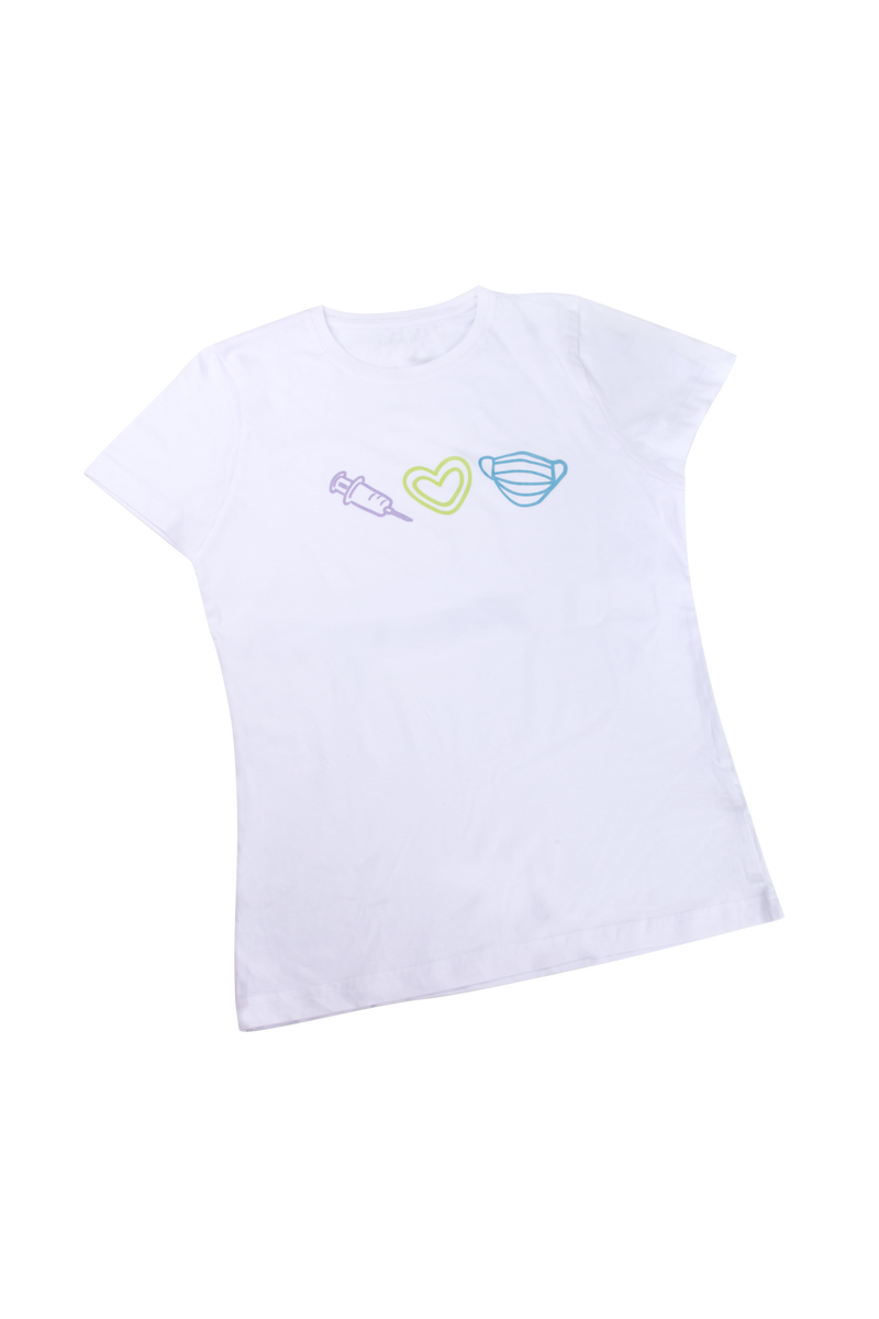 T-shirt Estampada Branca para Mulher-zoom-
