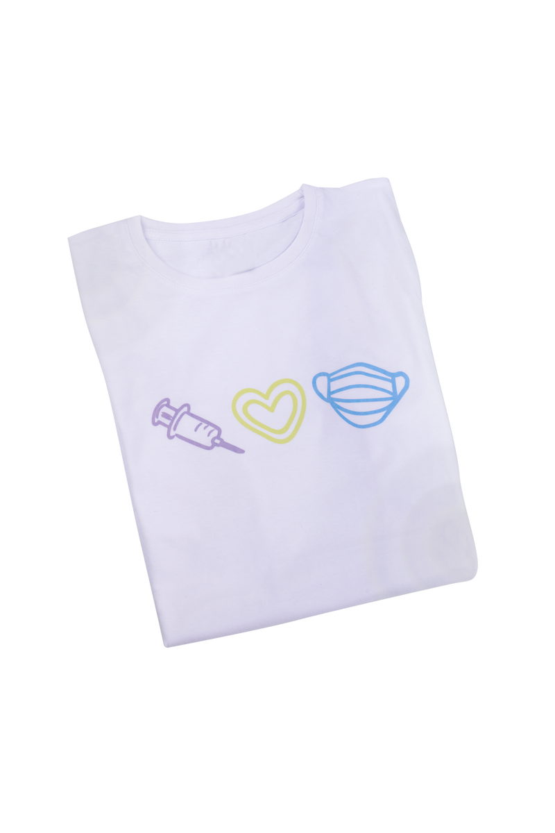 T-shirt Estampada Branca para Mulher-zoom-