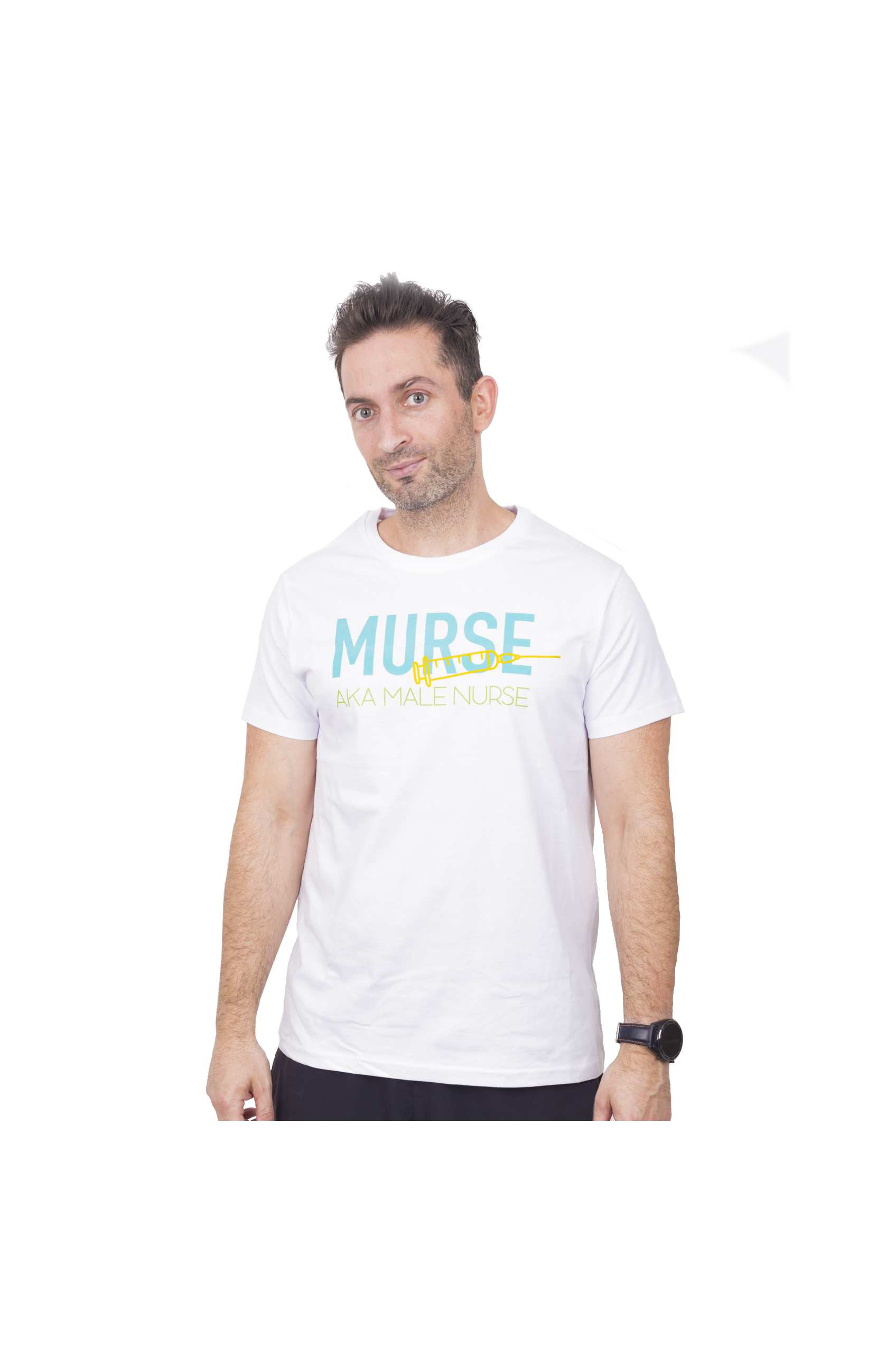 T-shirt Estampada Branca para Homem-zoom-7