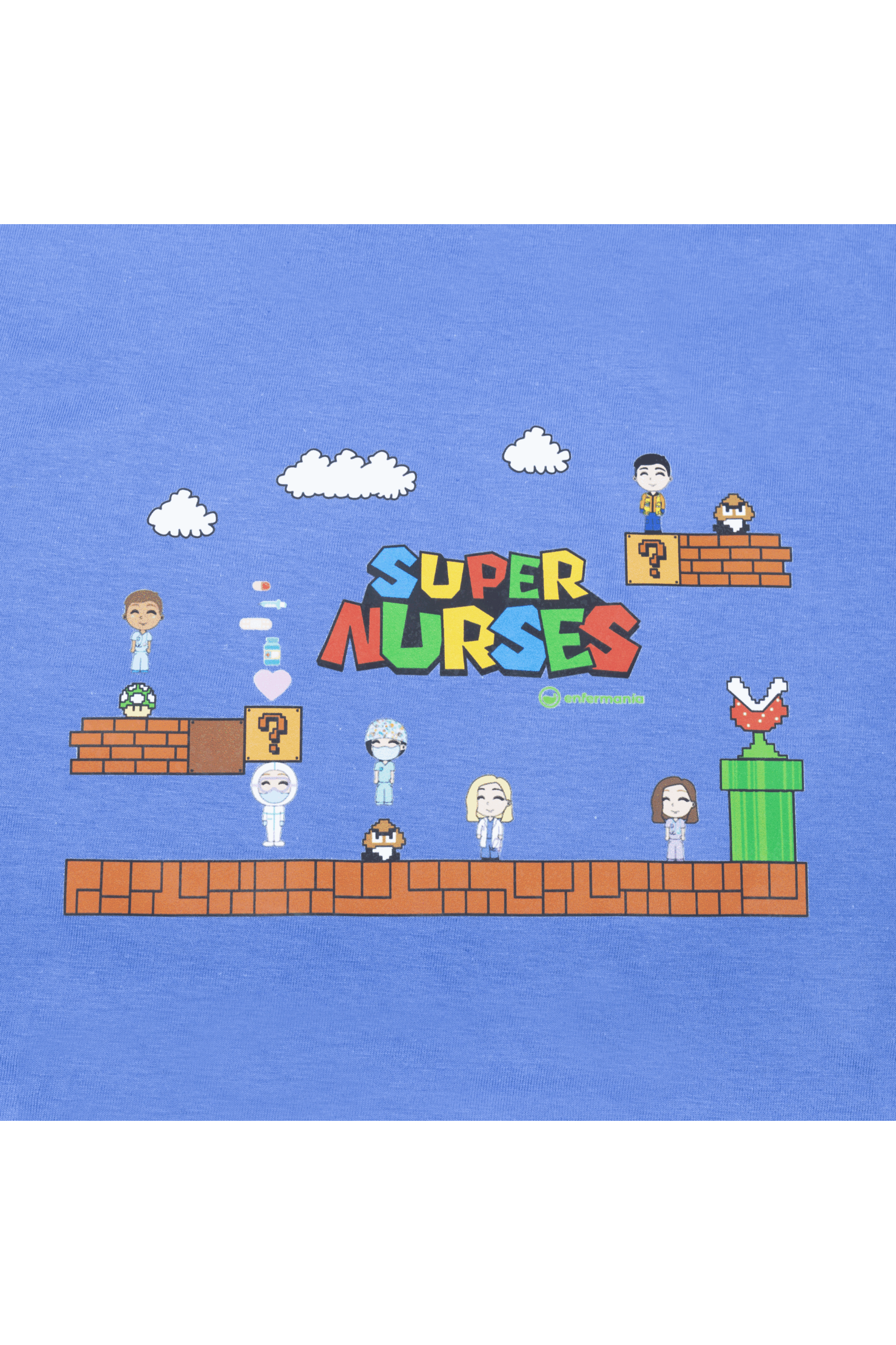 T-shirt Estampada Azul Clássico para Homem-zoom-3