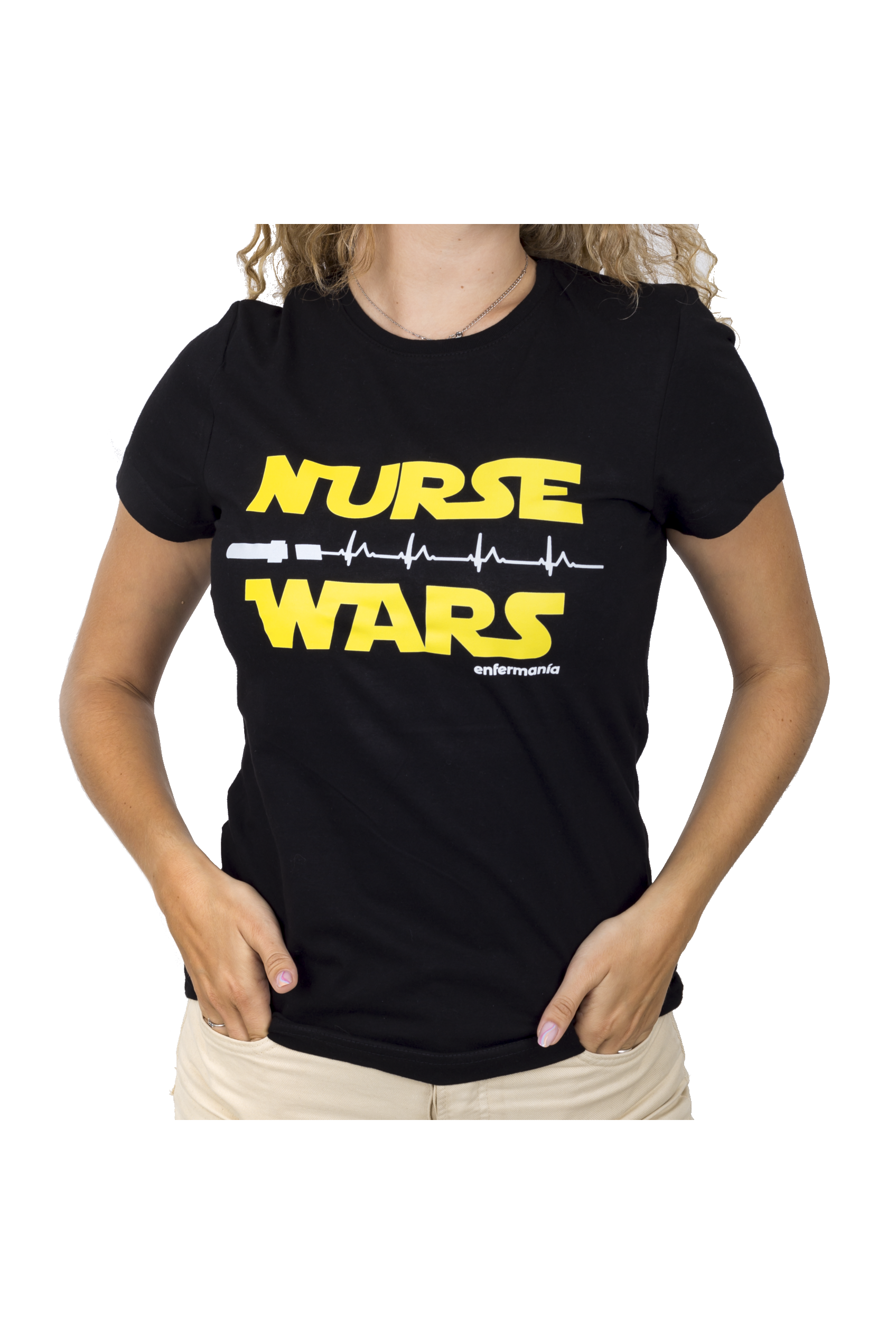 T-shirt preta mulher - estampada-1